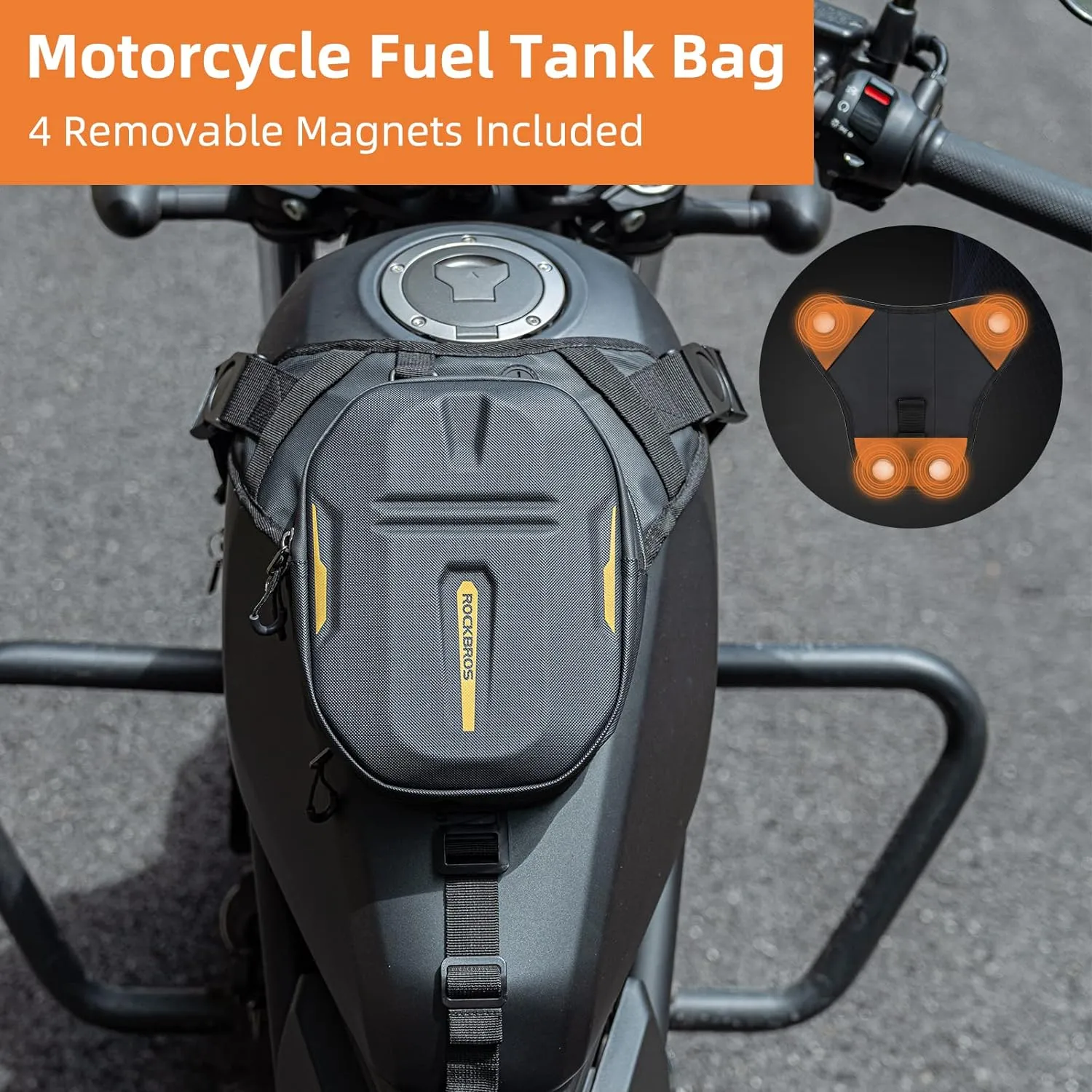 ROCKBROS 3-IN-1 Motorcycle Leg Bag Waterproof, Multi-Functional 10L Pack