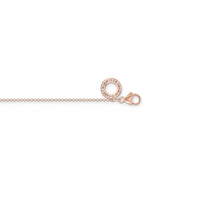 Rose Gold Charming Chain Necklace X0278-415-40