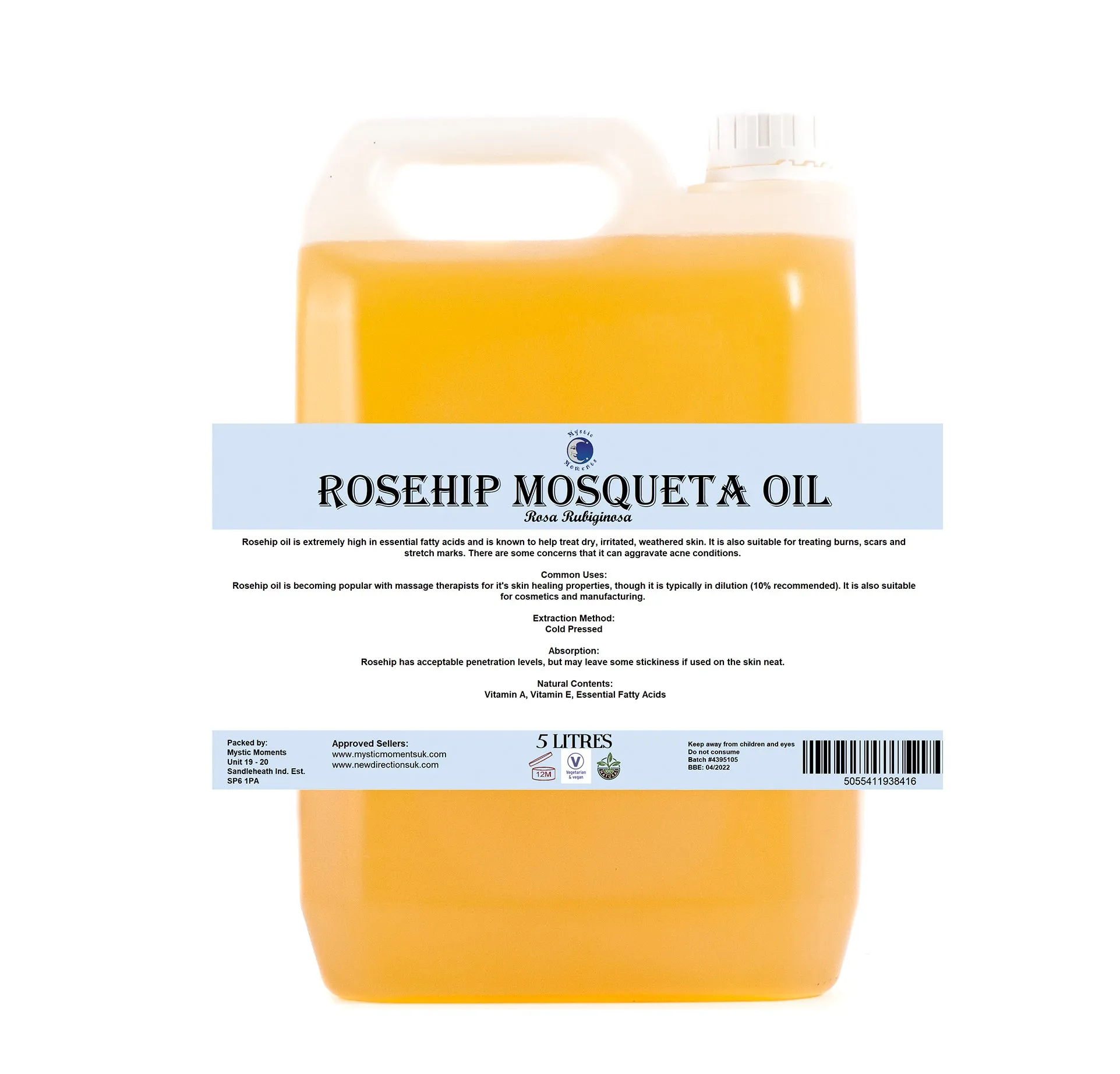 Rosehip Mosqueta Carrier Oil