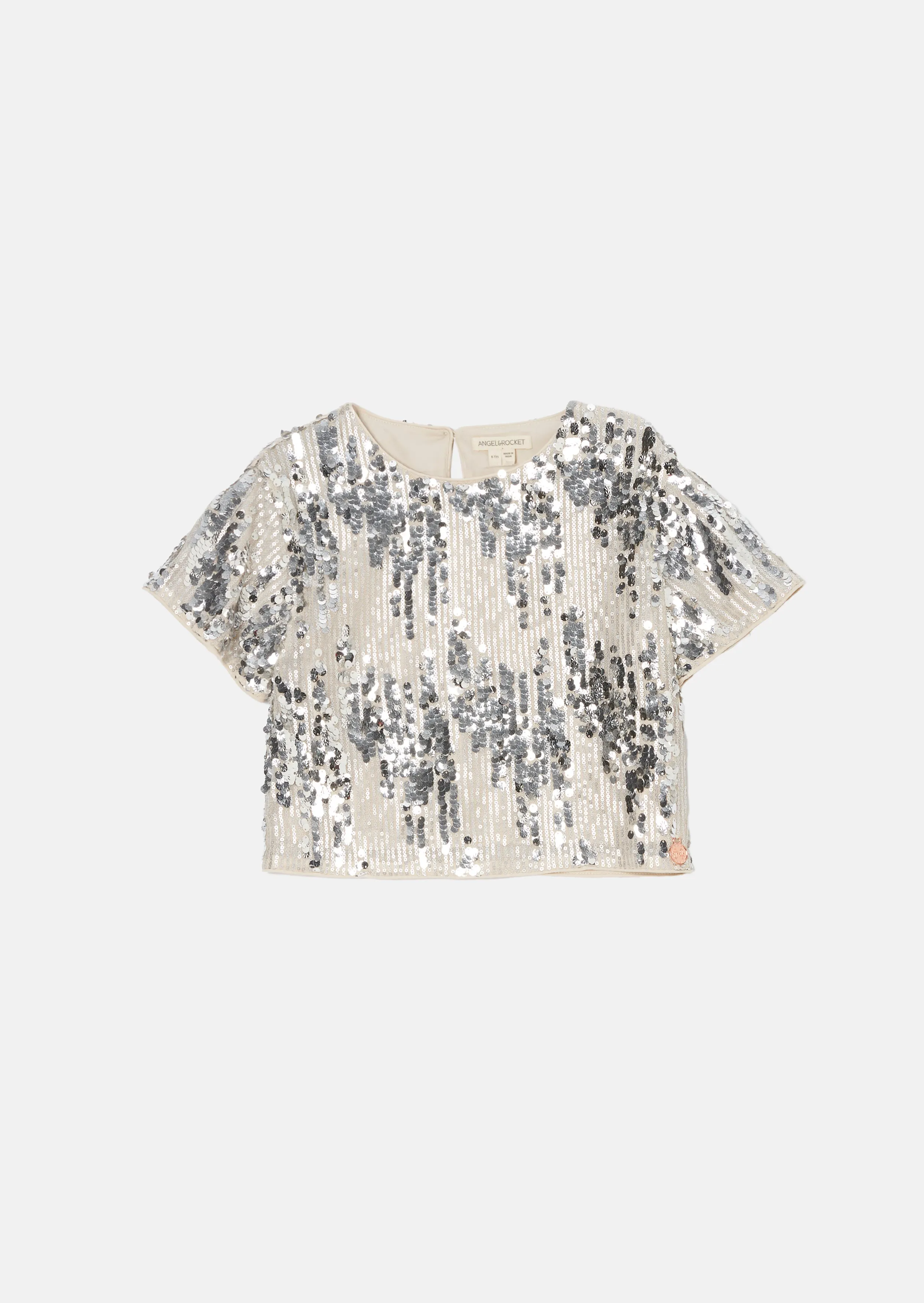 Sadie Silver Sequin Top