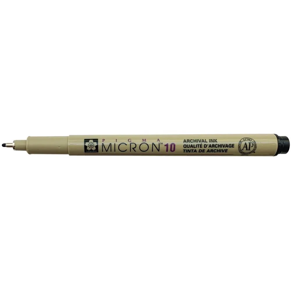 Sakura Pigma 10 Micron 0.60mm Pen, Black
