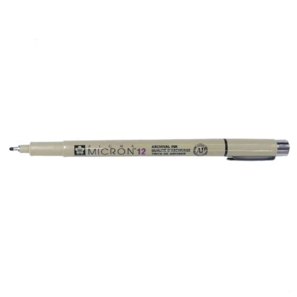 Sakura Pigma 12 Micron 0.70mm Pen, Black