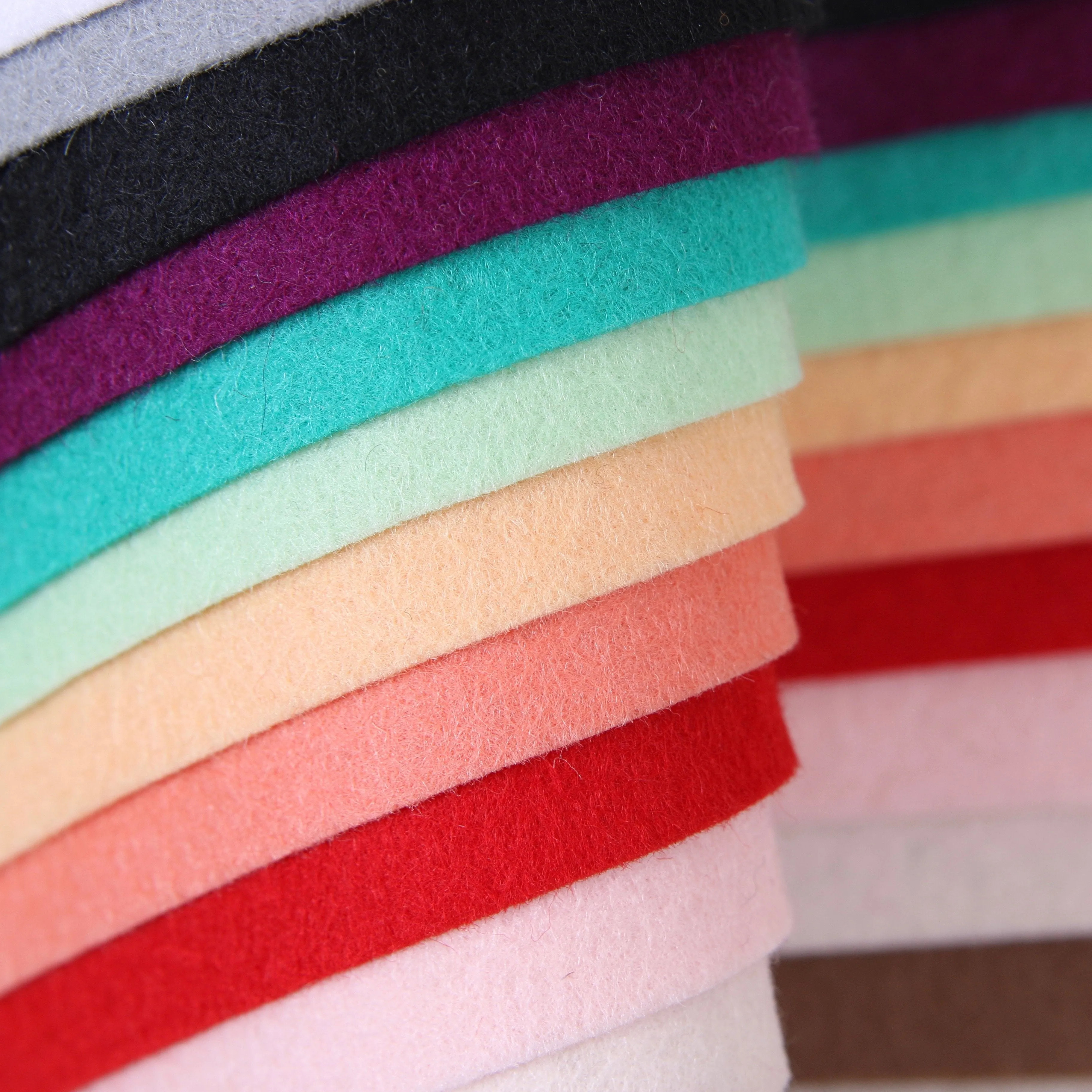 Salmon Pure Wool Felt