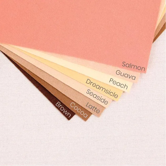 Salmon Pure Wool Felt