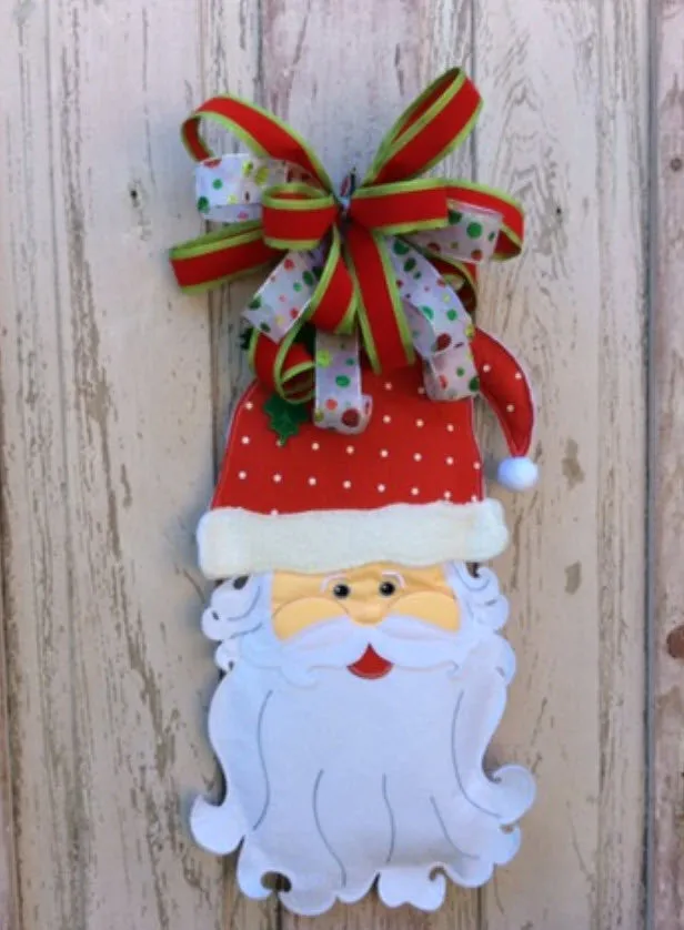 Santa Door Hanger Swag