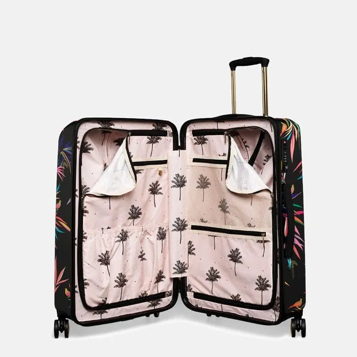 Sara Miller Medium Trolley Black Bamboo 4 Wheels