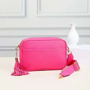 Savannah Fuchsia Crossbody Camera Bag