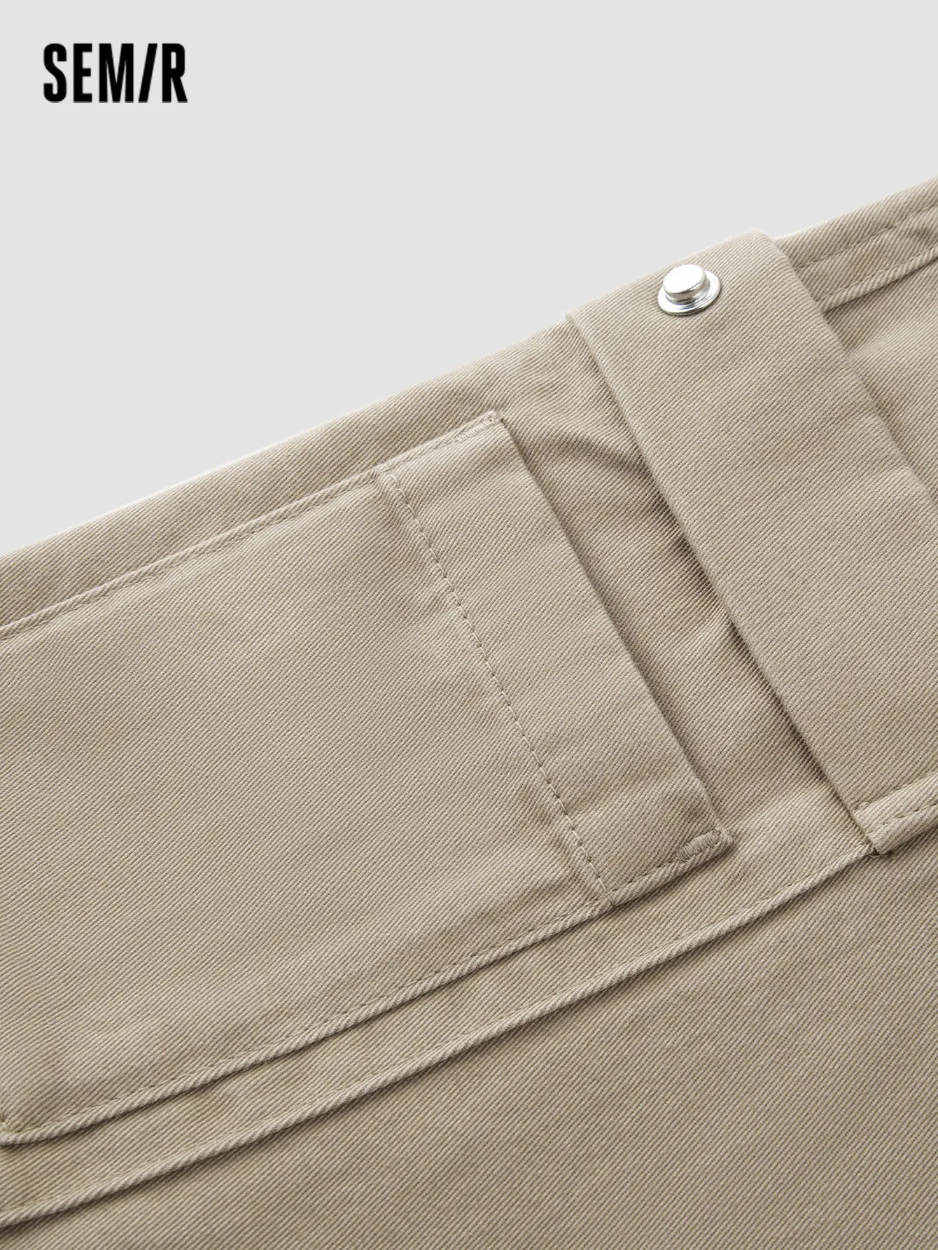 Semir Men Loose Fit Straight Leg TrousersCasual Trousers