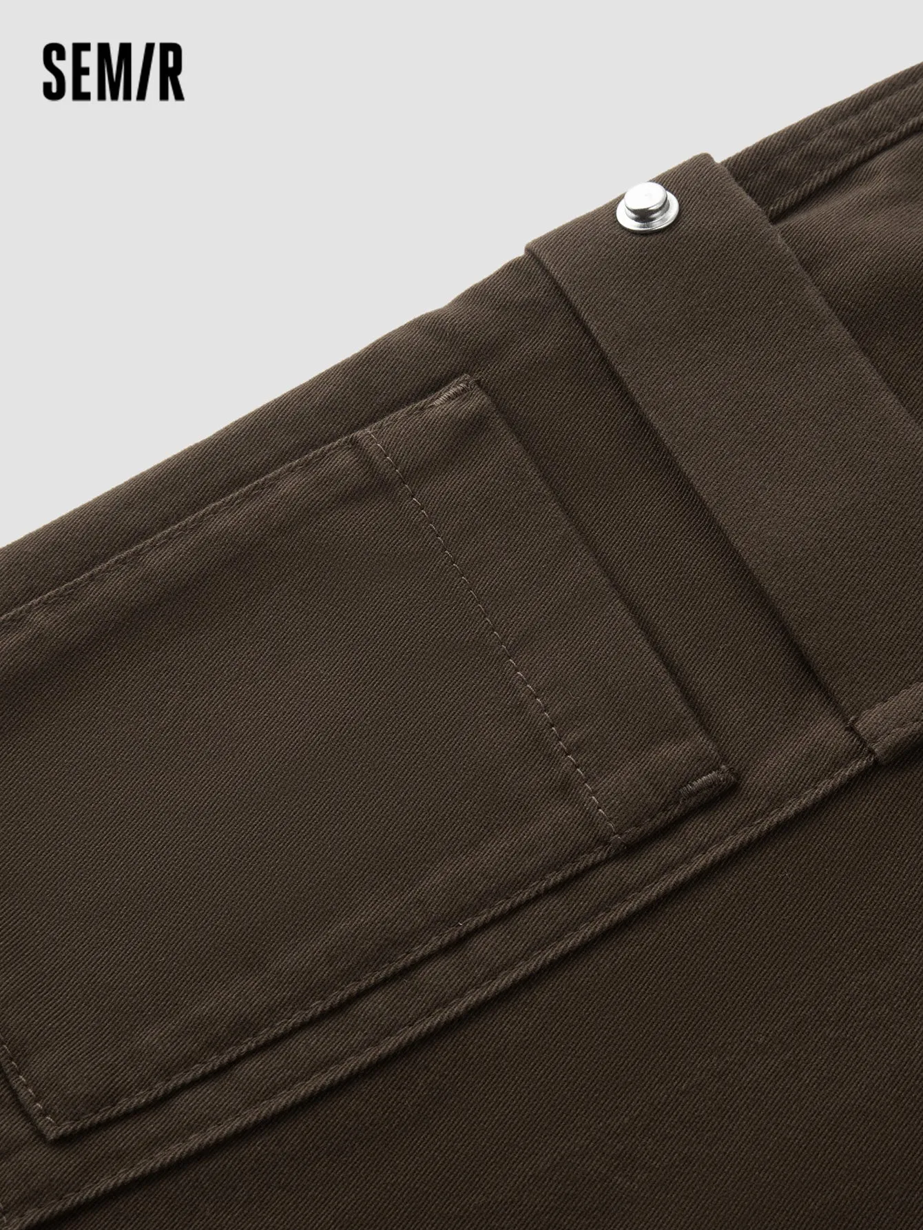 Semir Men Loose Fit Straight Leg TrousersCasual Trousers