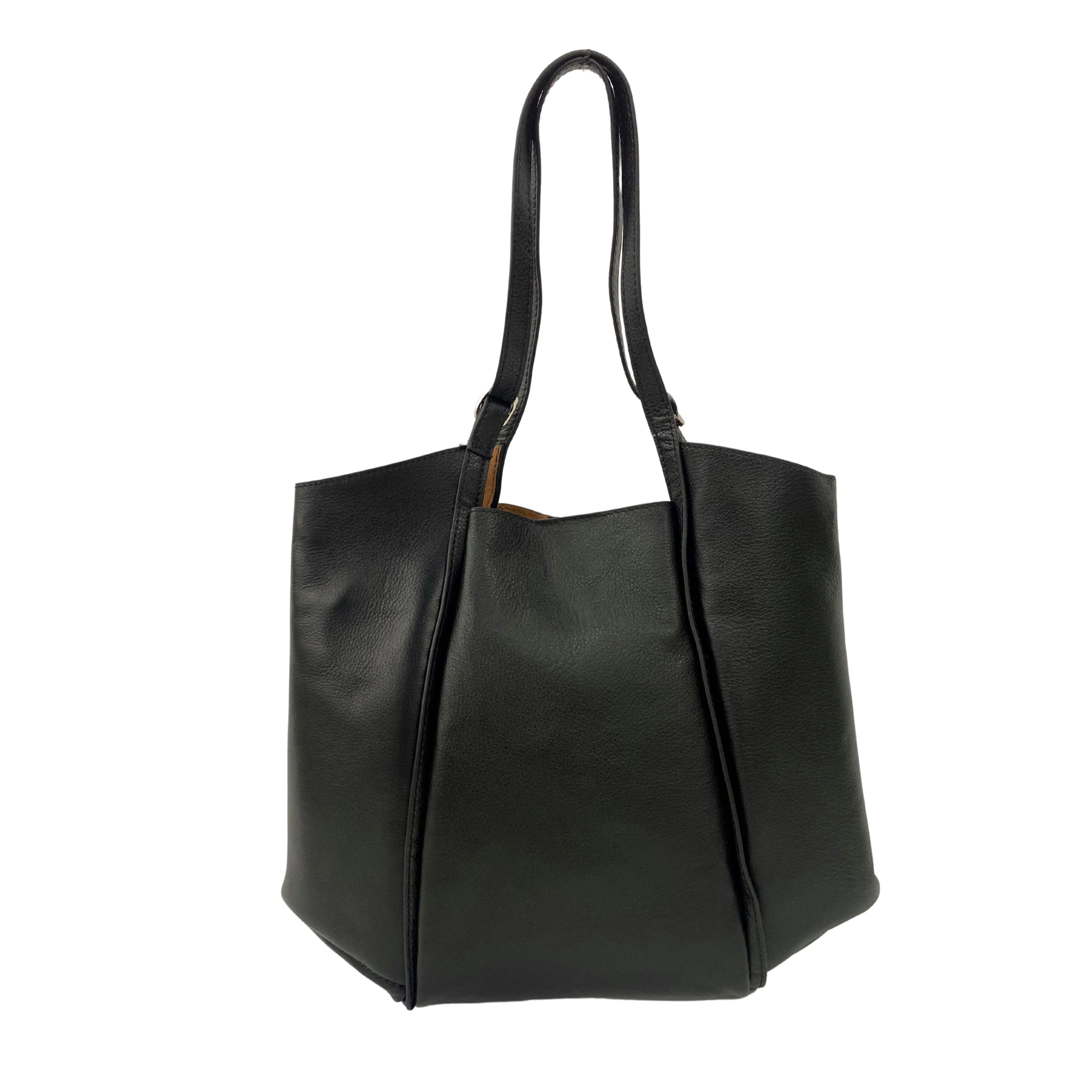 Shell Shaped Genuine Leather Casual Handbag - Multiple Colors