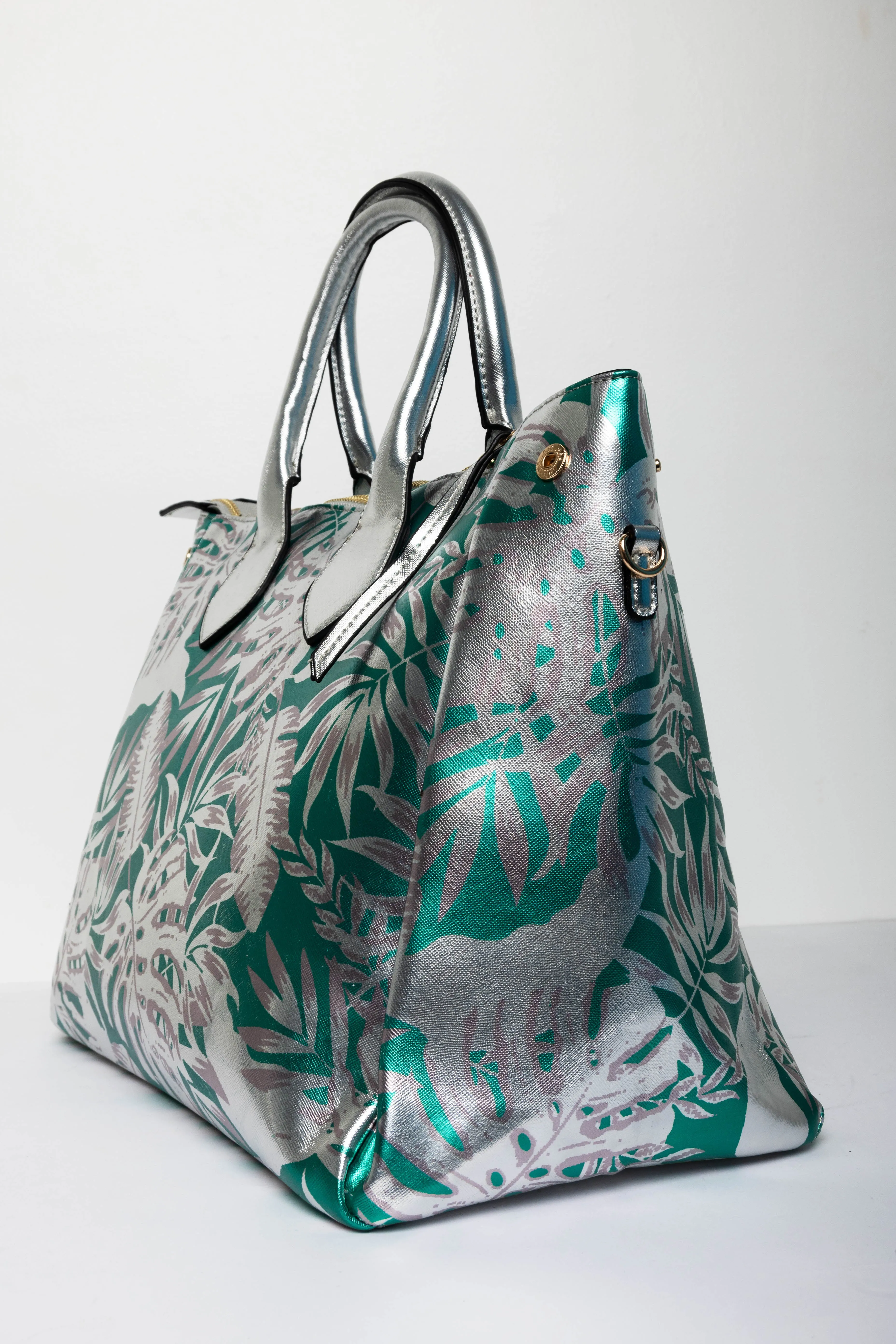 Shiny Leaves - Hand Bag