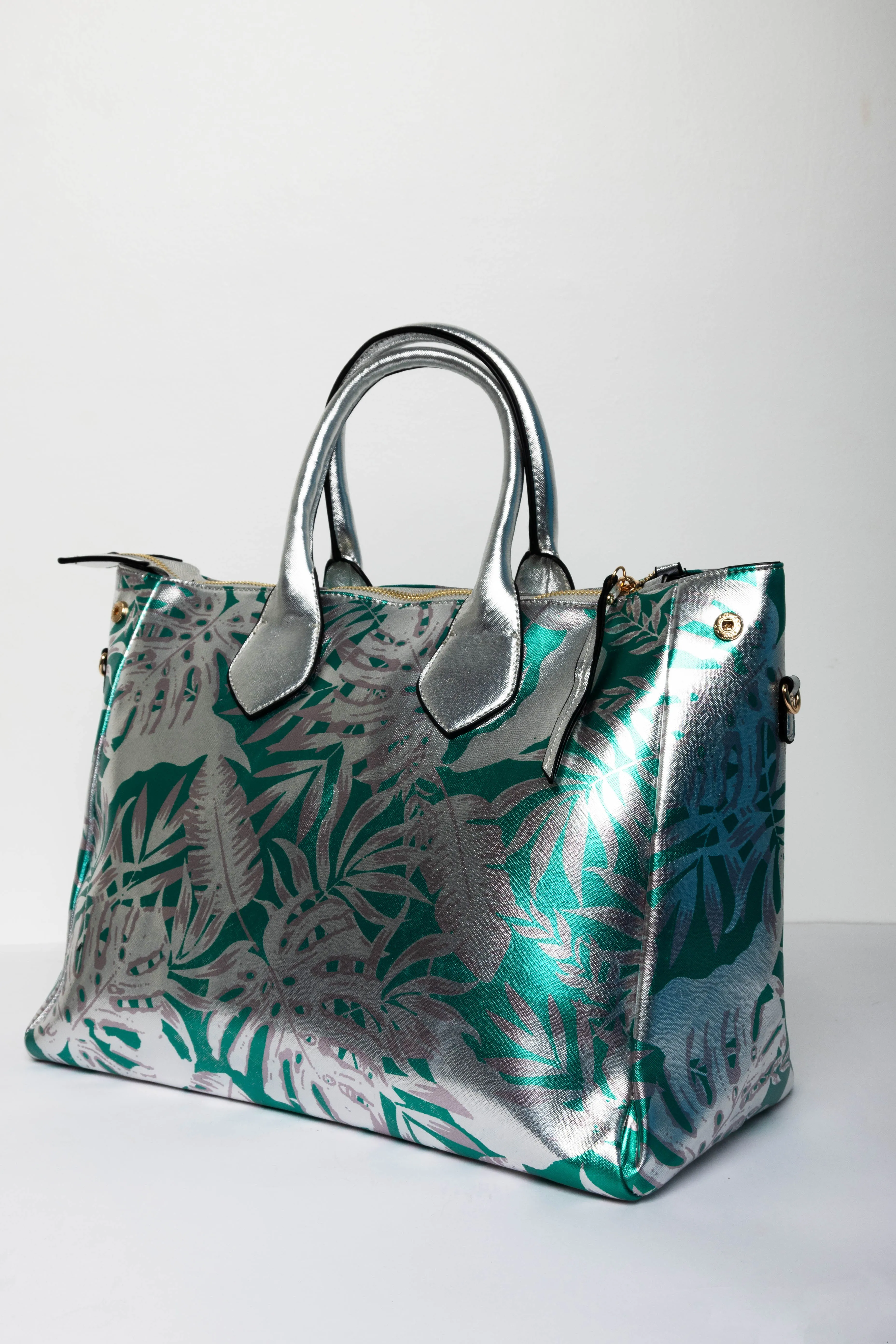 Shiny Leaves - Hand Bag