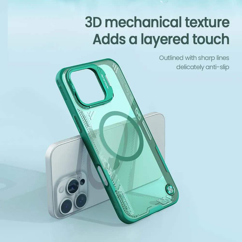 Shockproof Transparent Magnetic Phone Case Camera Lens Protection For iPhone