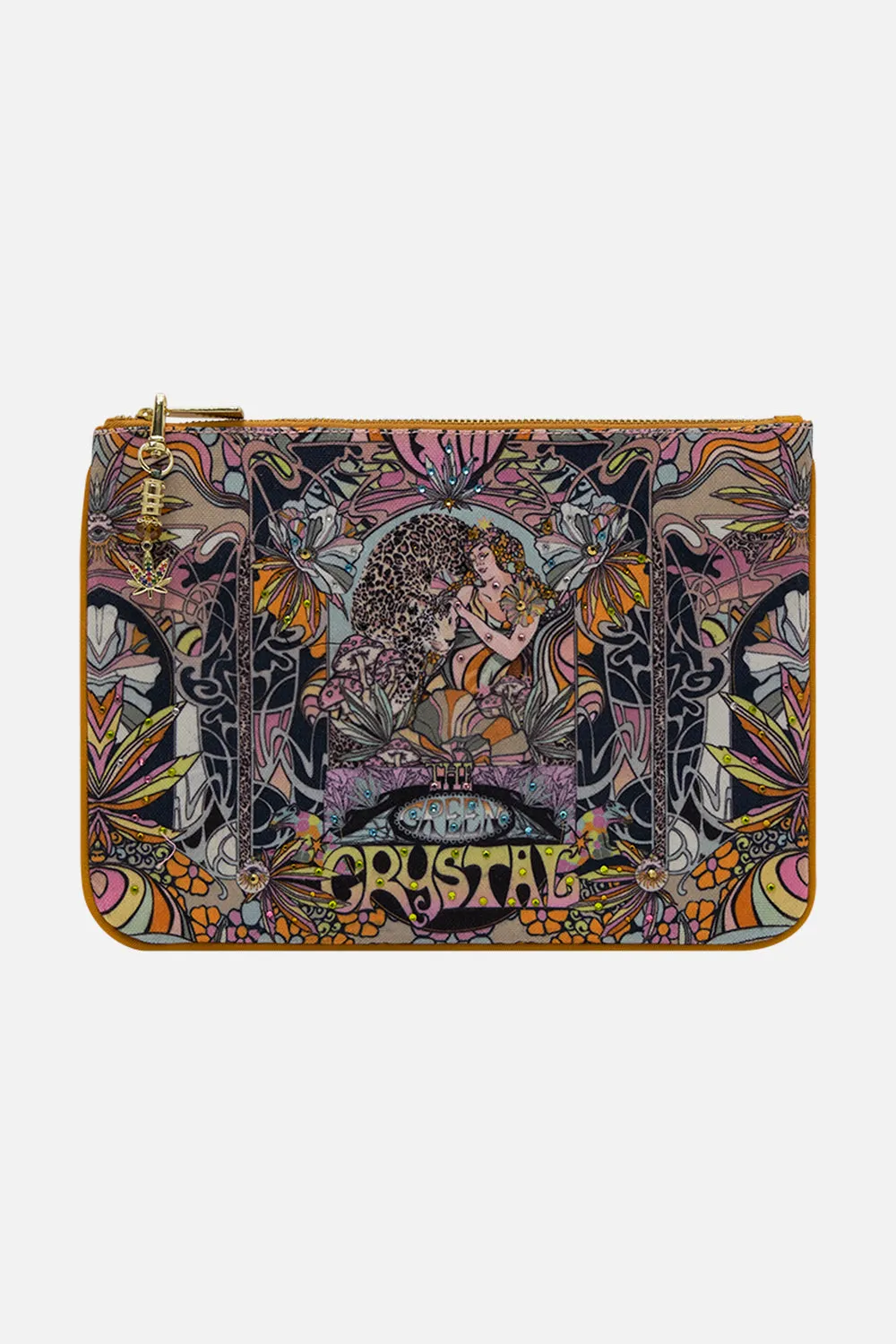 SMALL CANVAS CLUTCH DAY TRIPPIN
