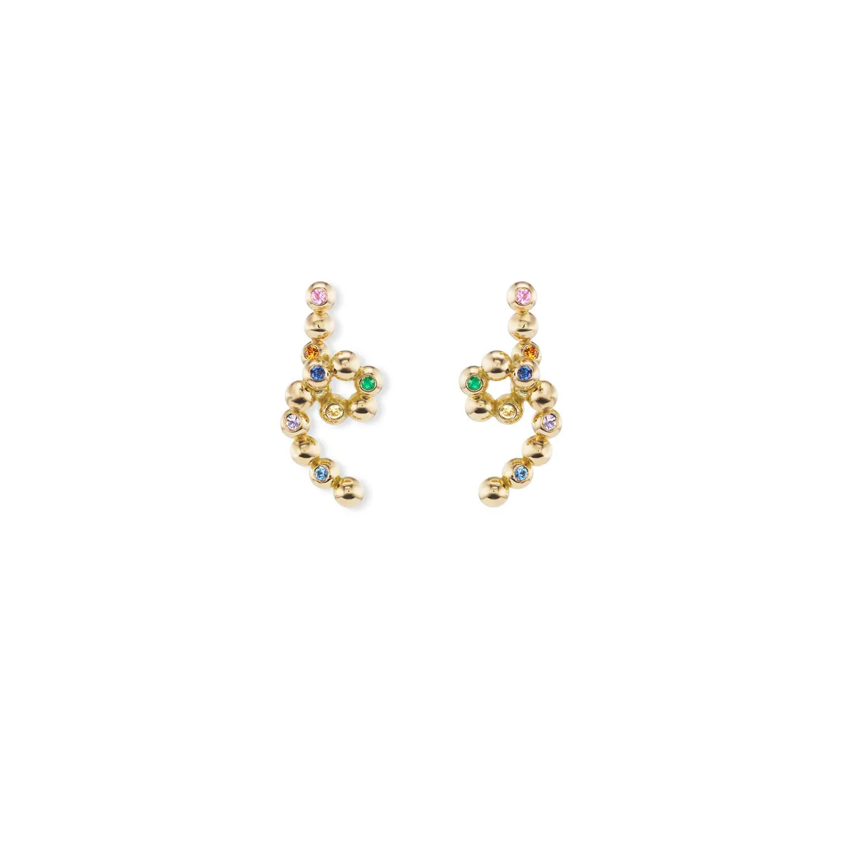 Small Daisy Chain Earrings