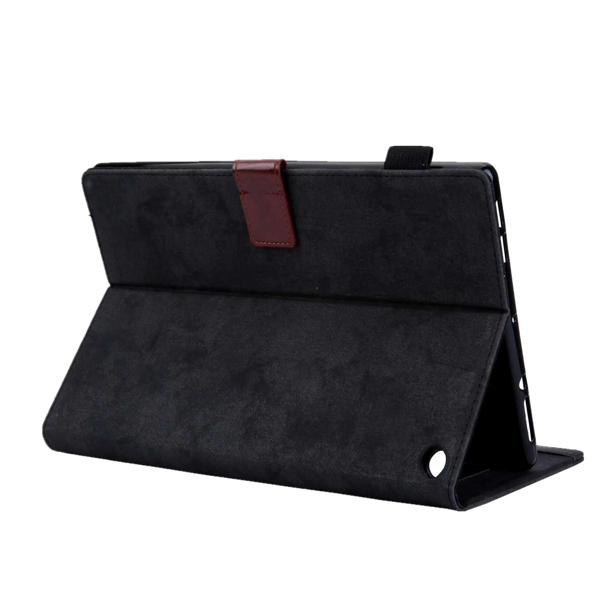 Soft PU Leather Magnetic Flip With Auto Wake Sleep Wallet Case For Kindle