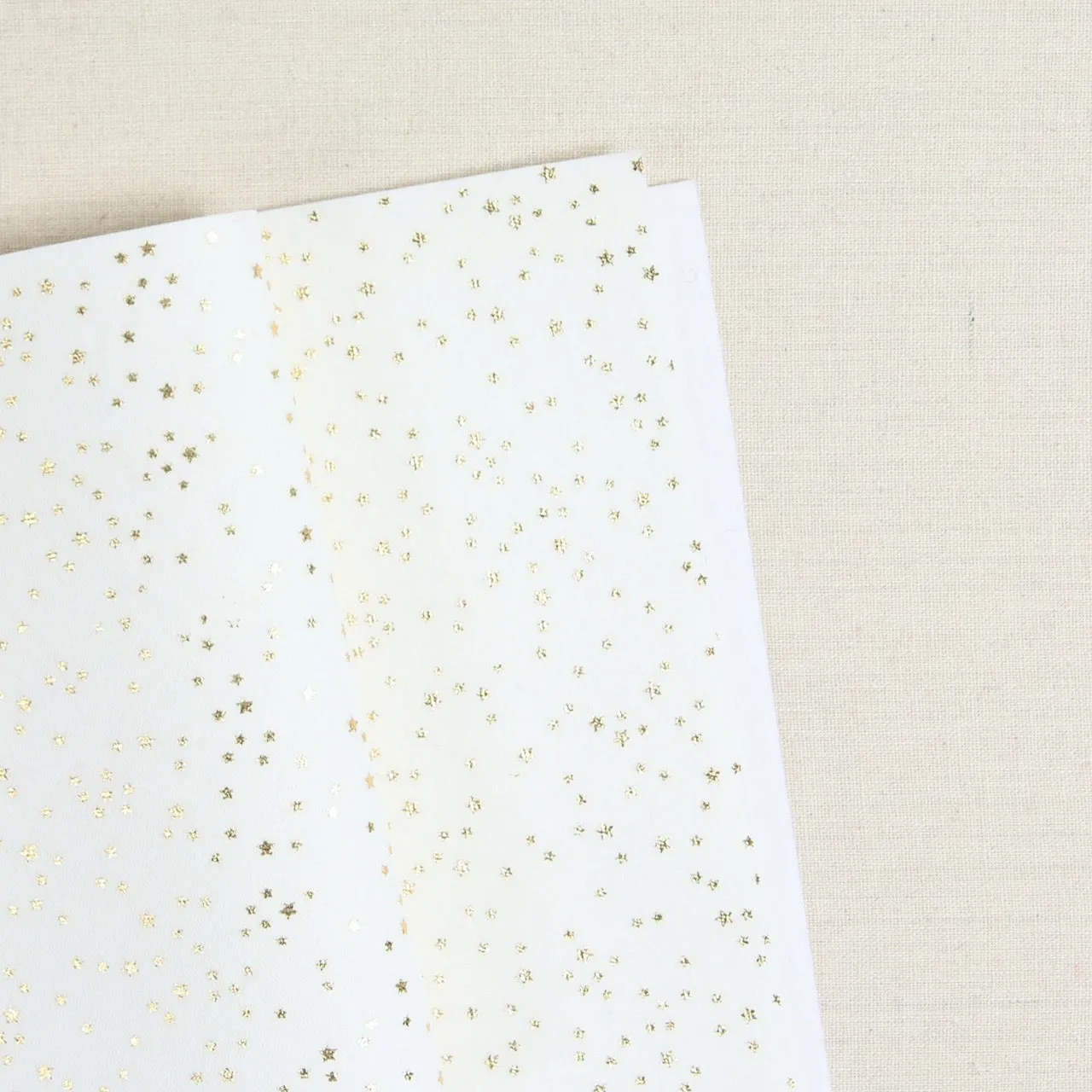 Star Tulle Felt, White