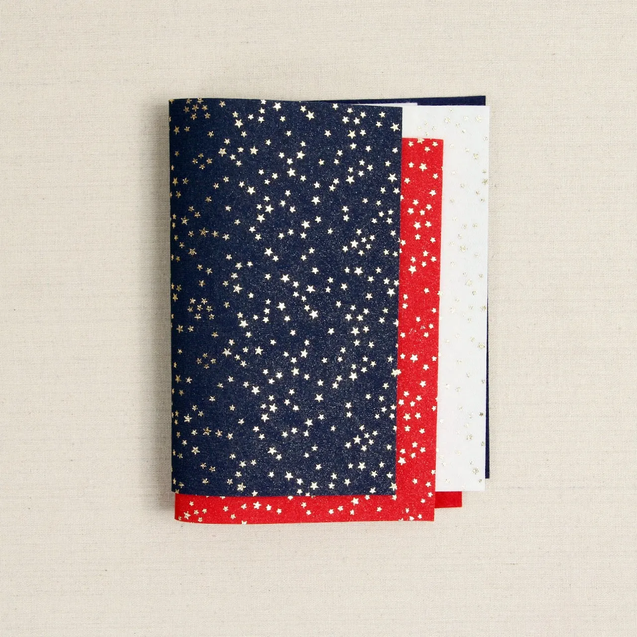 Star Tulle Felt, White