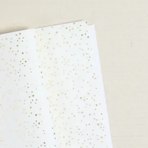 Star Tulle Felt, White