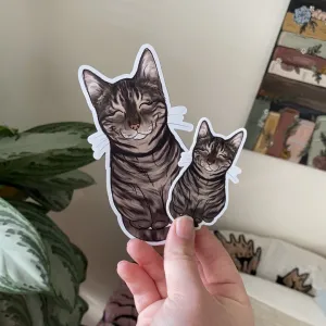 Tabby #2 Sticker or Magnet