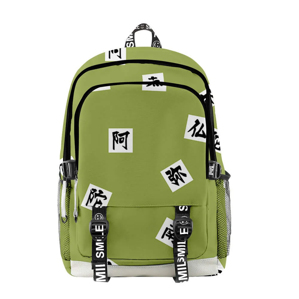 Tanjiro Zenitsu Giyu Backpack Teens and Adults Schoolbag Daypacks Fashion Travel Rucksack for Students