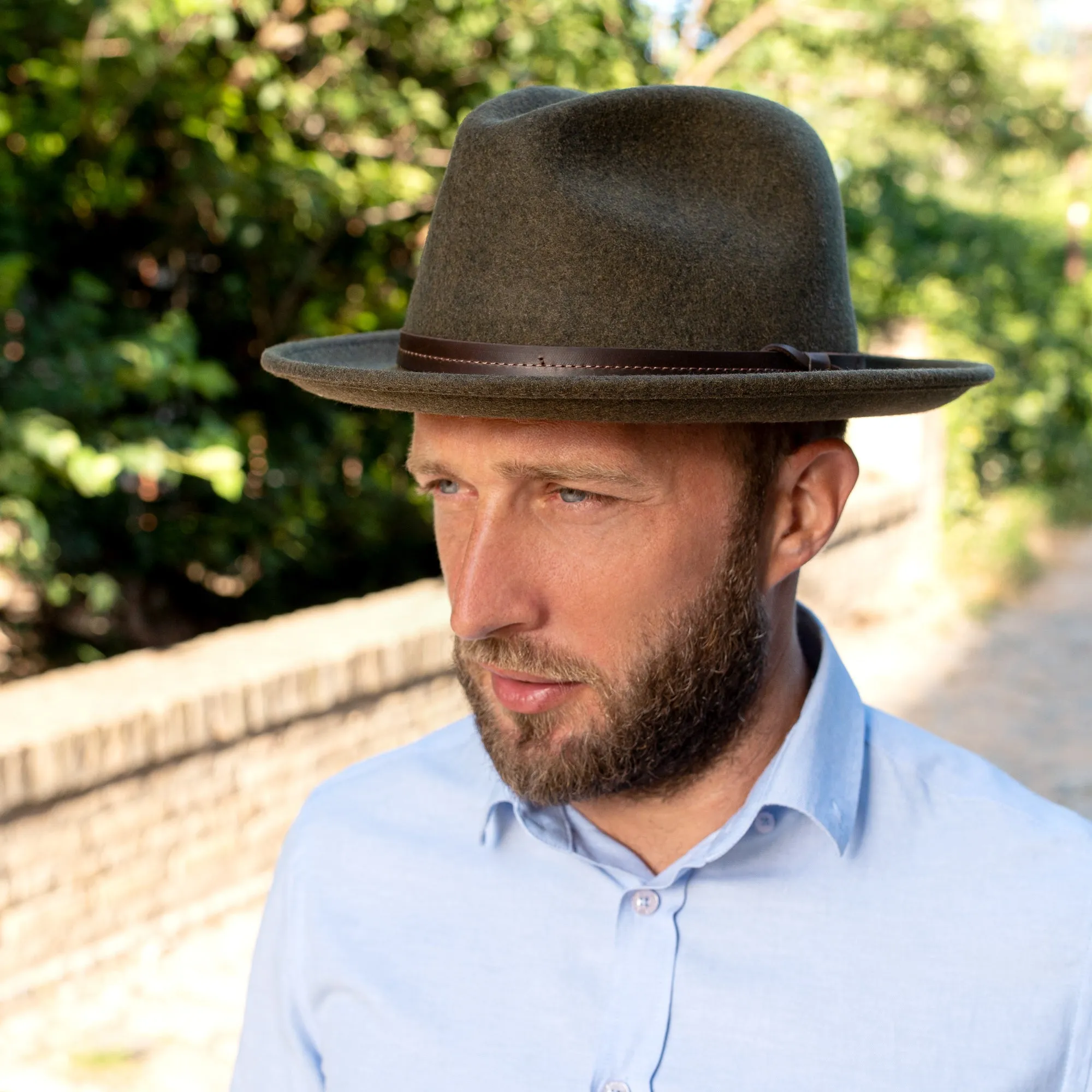 The Stoker - Lightweight Wide Brim Trilby