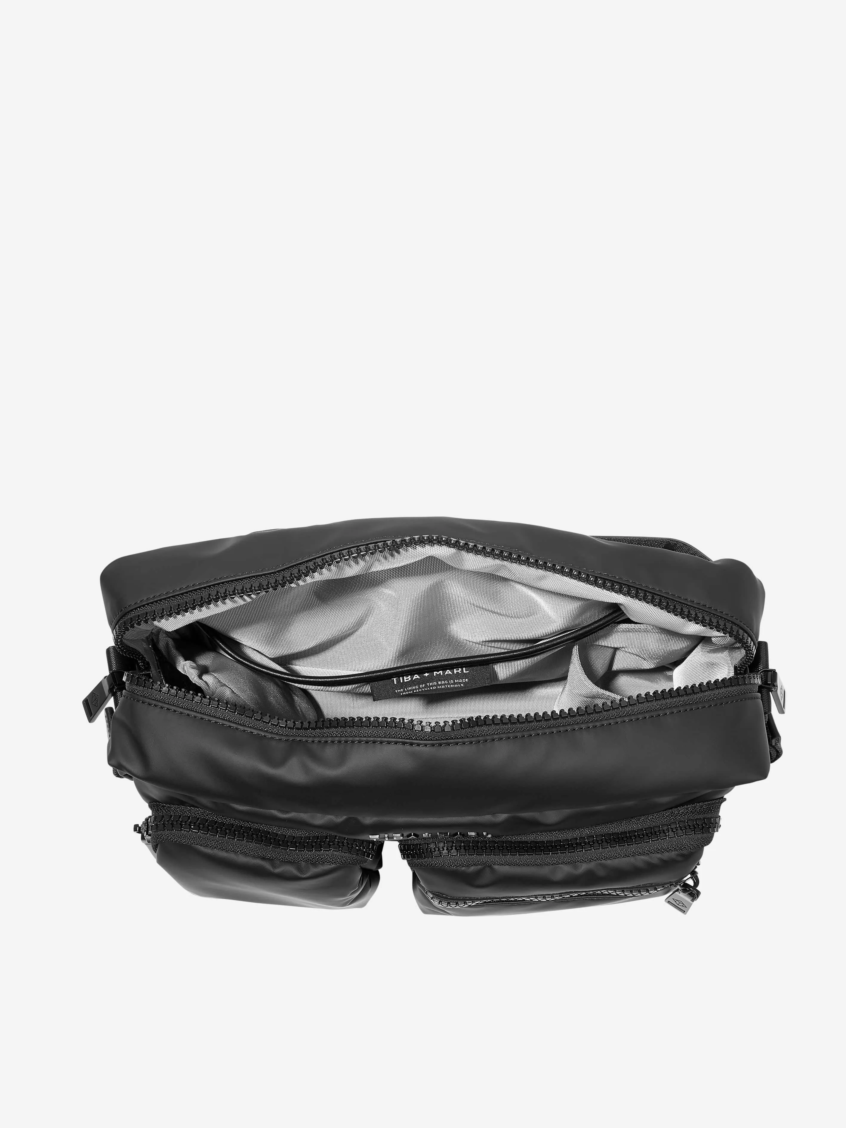 Tiba   Marl Baby Axel Buggy Organiser / Changing Bag in Black (32cm)