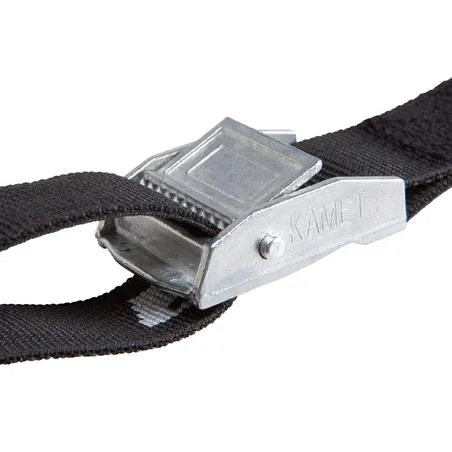 Tightening strap kit 2 x 3 m - black