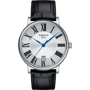 Tissot Carson Premium Black Leather Strap Gents Watch