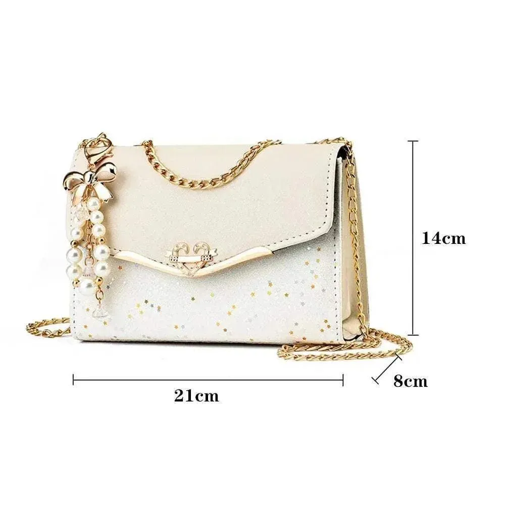 Trendy Sequin Messenger Shoulder Bag | Eye-catching Design