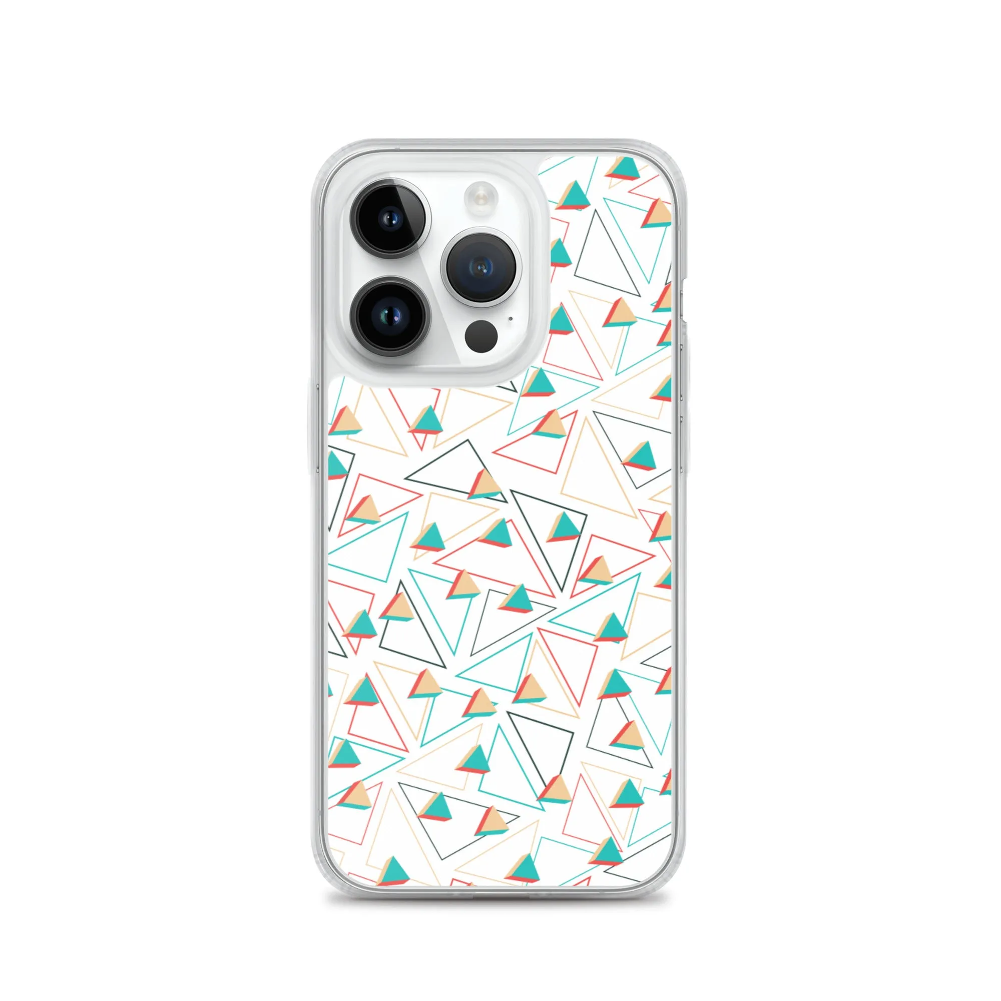 Triangular Candied White iPhone Case