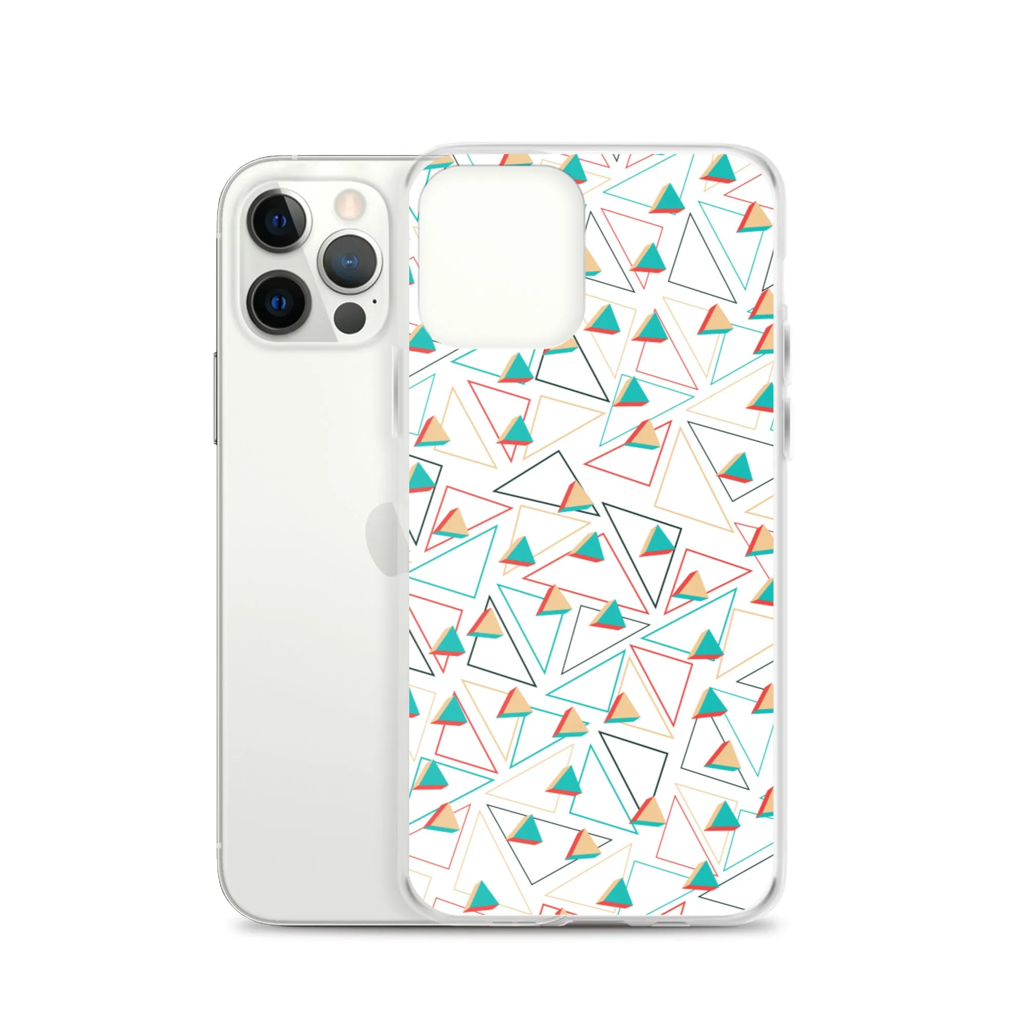 Triangular Candied White iPhone Case