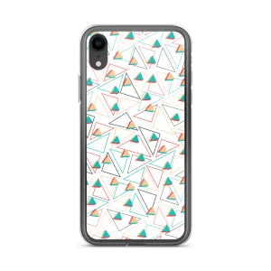 Triangular Candied White iPhone Case