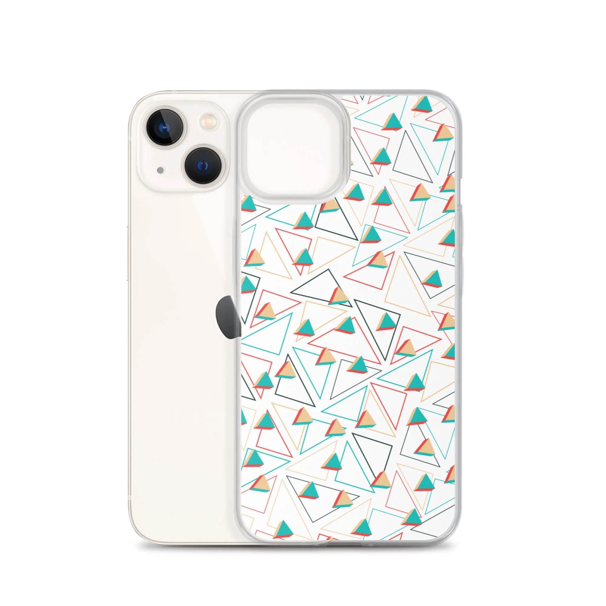 Triangular Candied White iPhone Case
