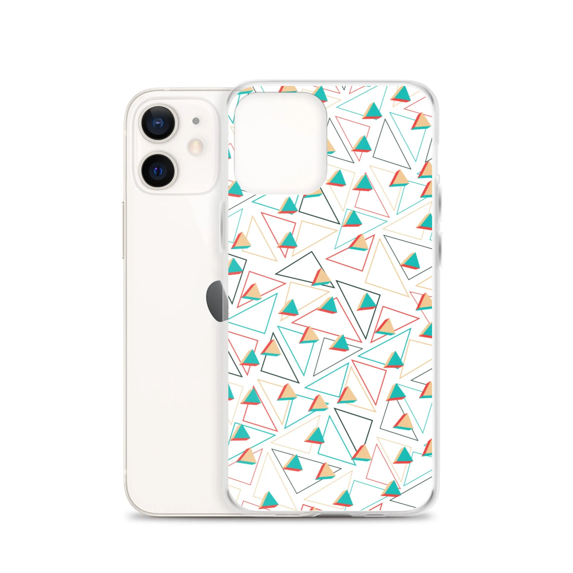 Triangular Candied White iPhone Case