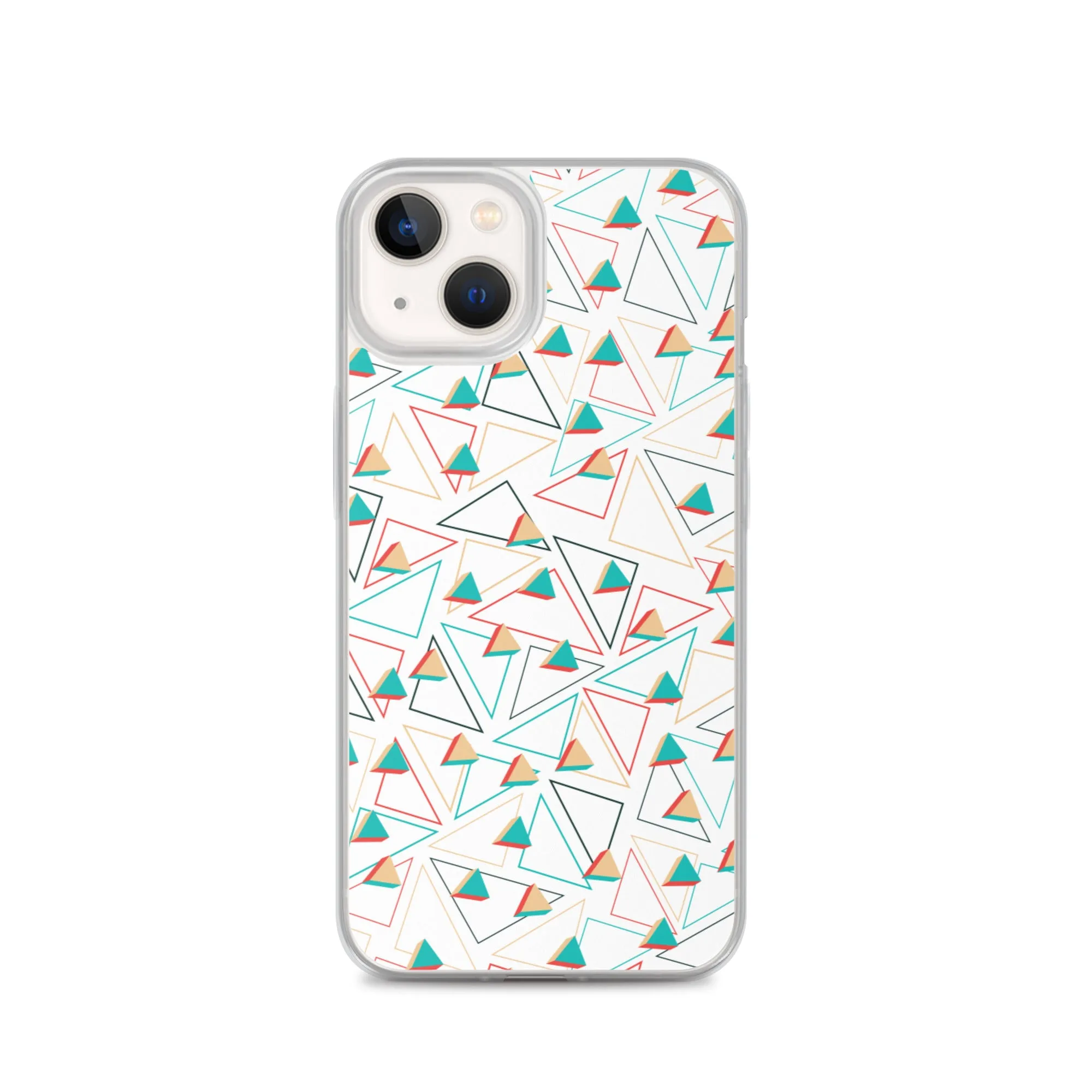 Triangular Candied White iPhone Case