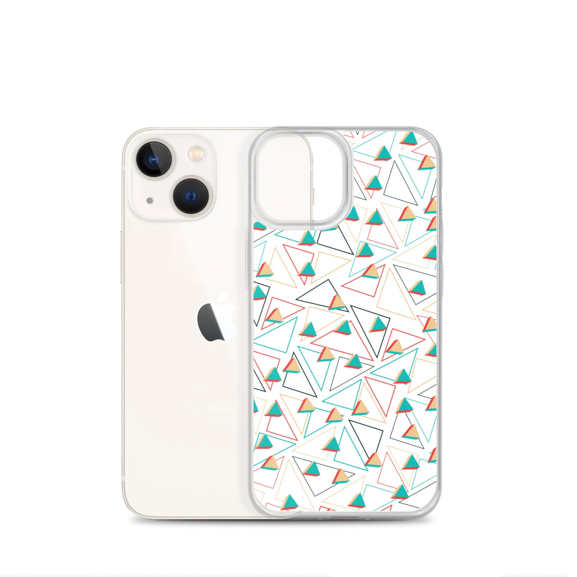 Triangular Candied White iPhone Case