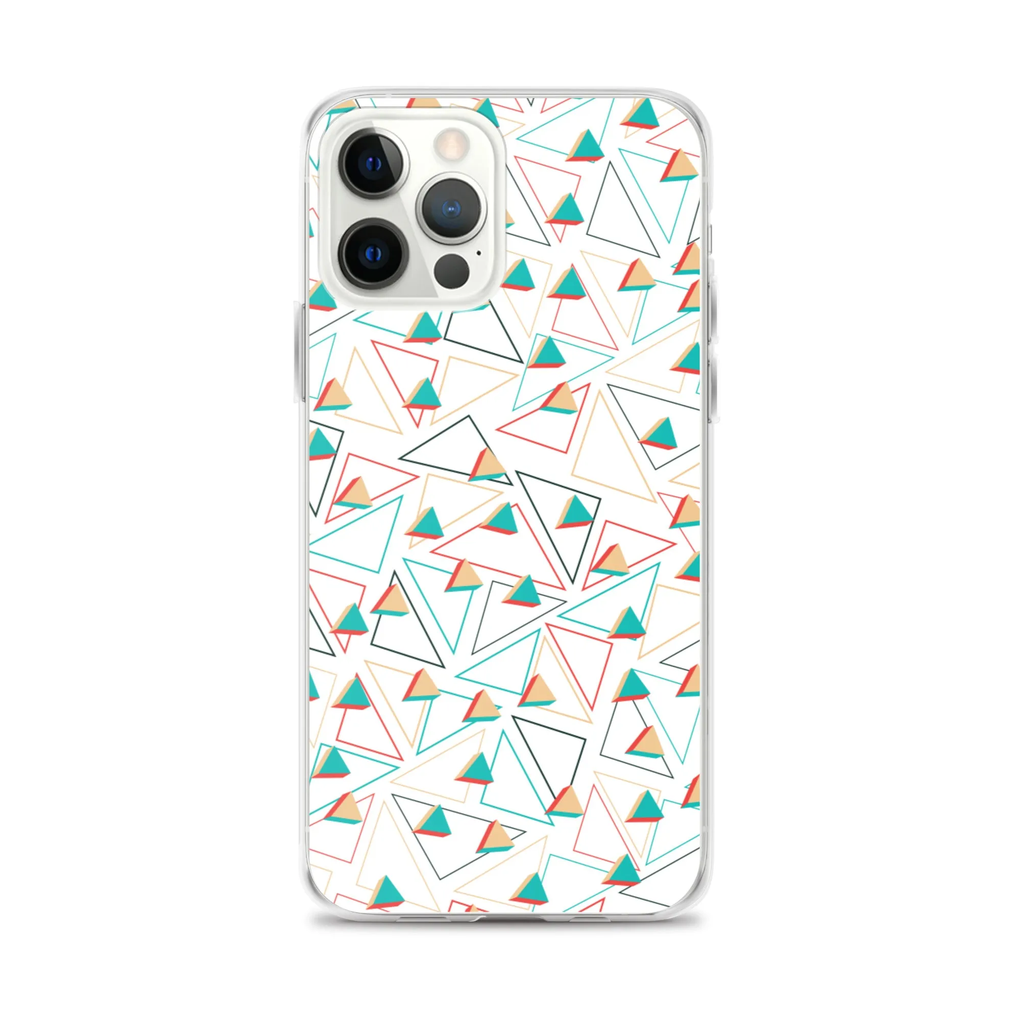 Triangular Candied White iPhone Case