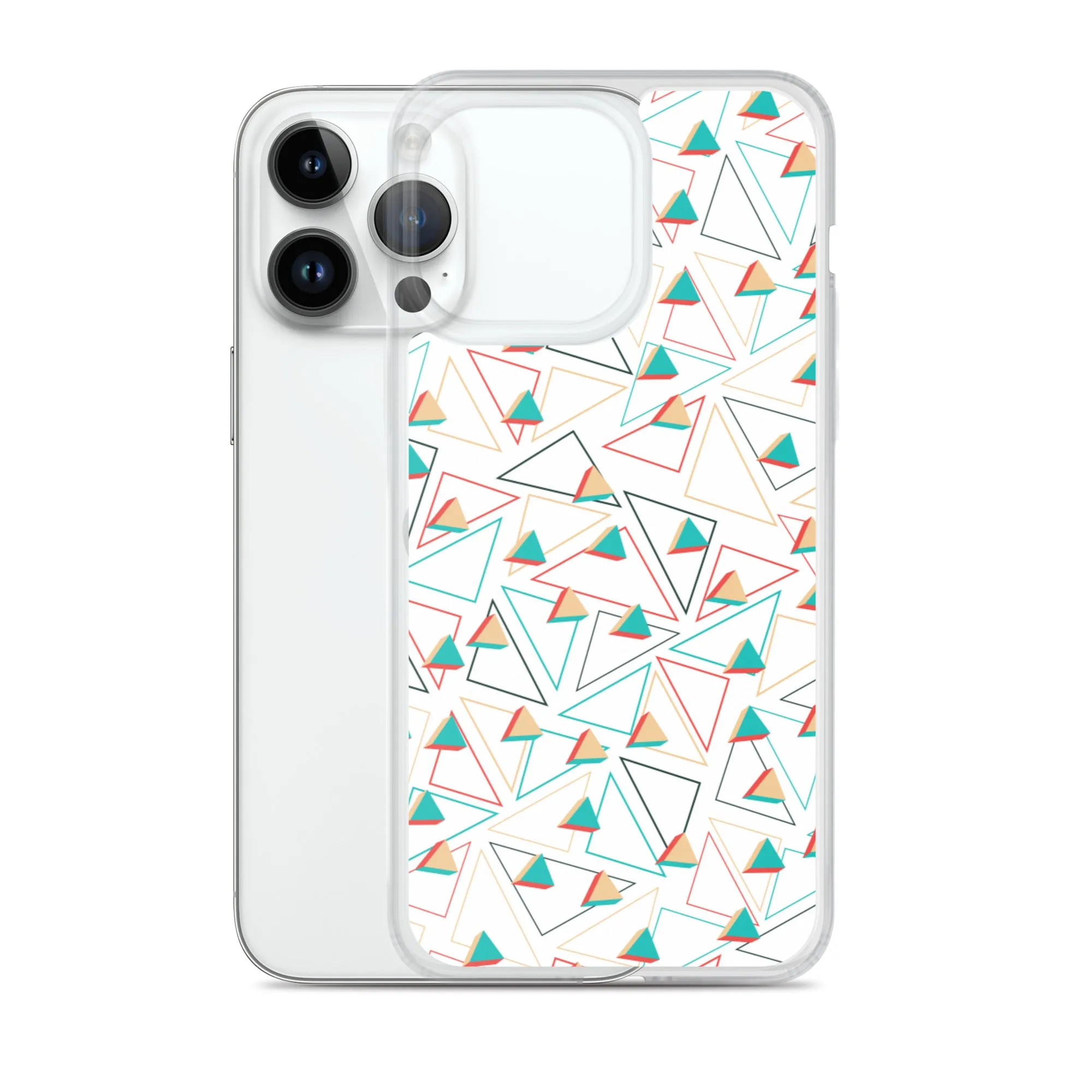 Triangular Candied White iPhone Case