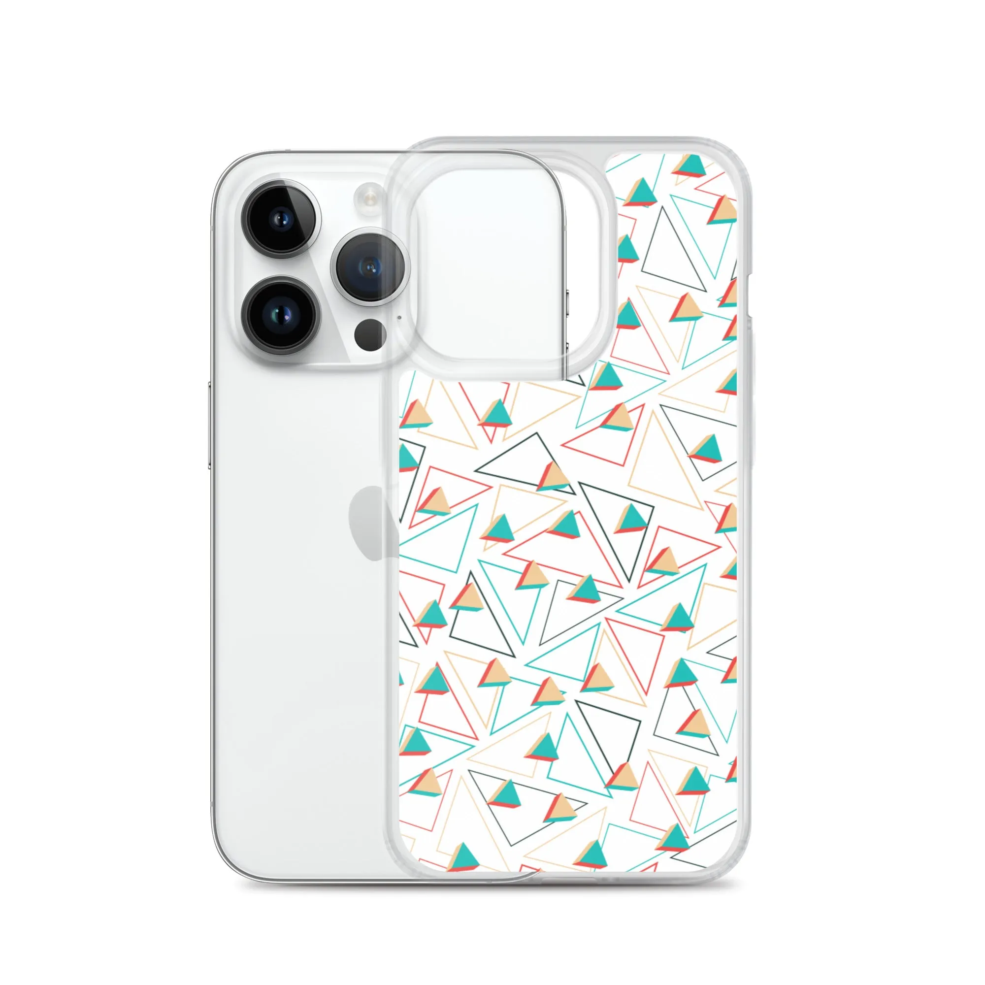 Triangular Candied White iPhone Case