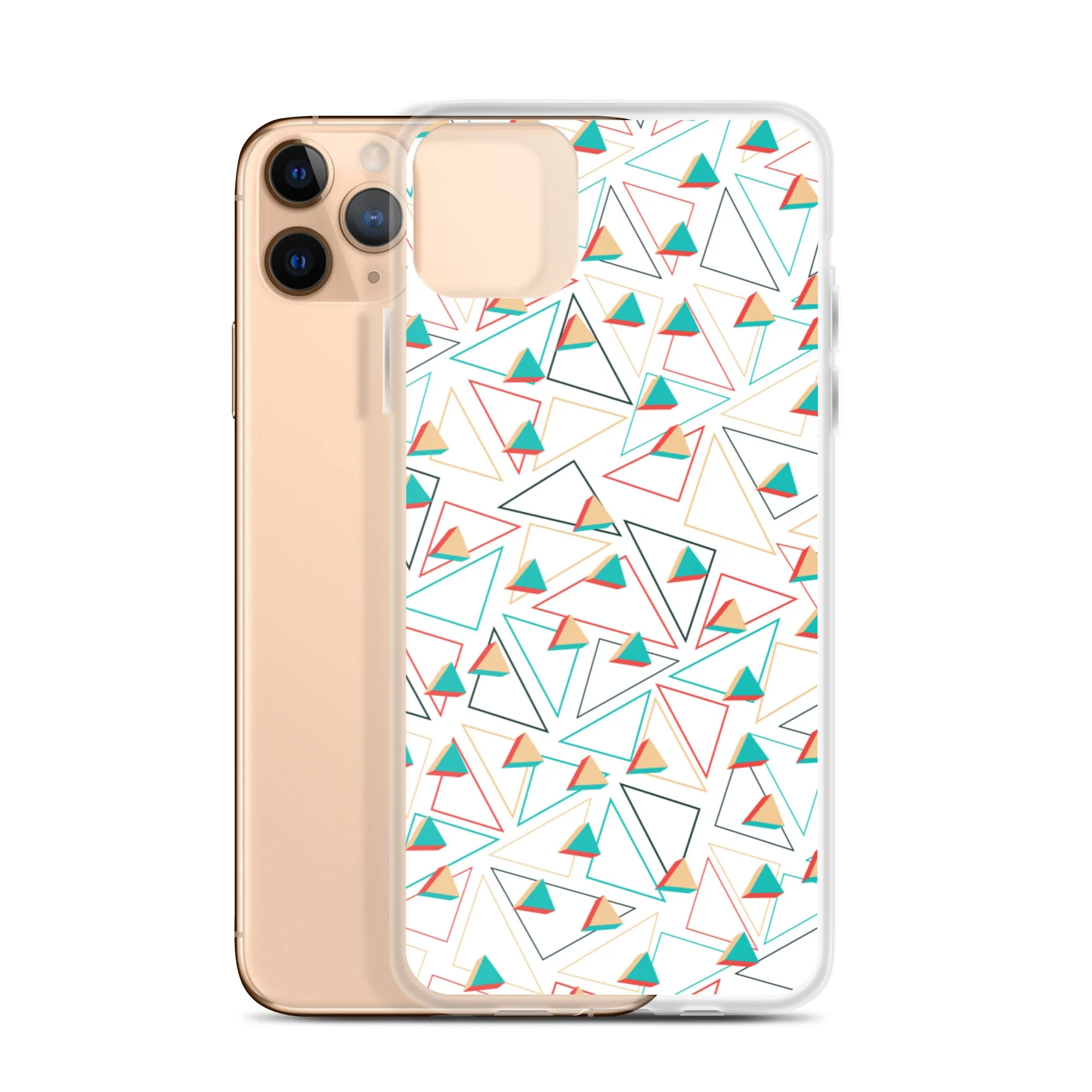 Triangular Candied White iPhone Case