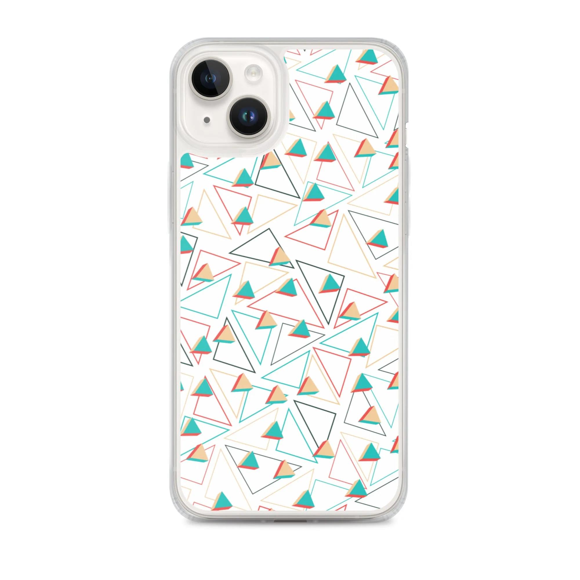Triangular Candied White iPhone Case