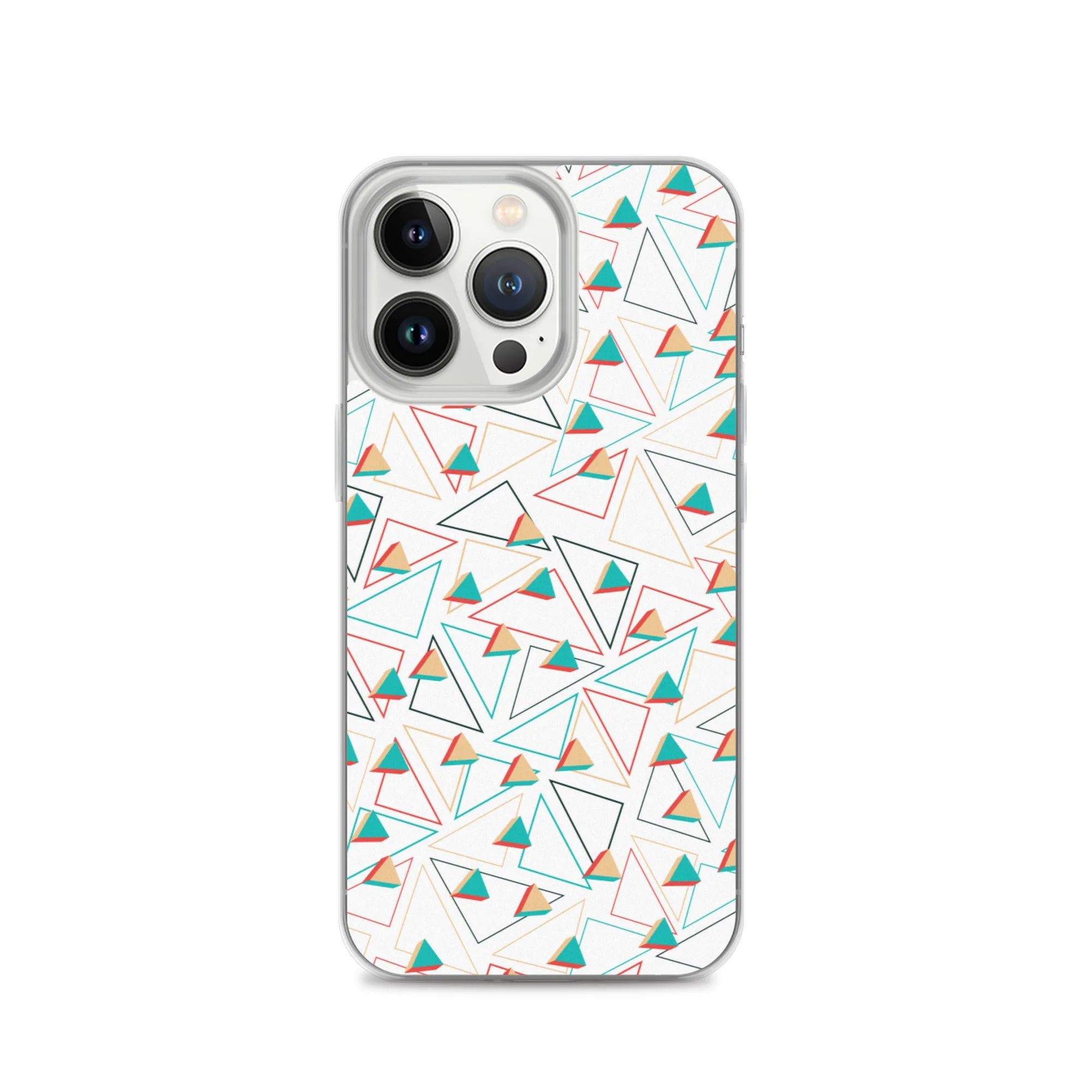 Triangular Candied White iPhone Case