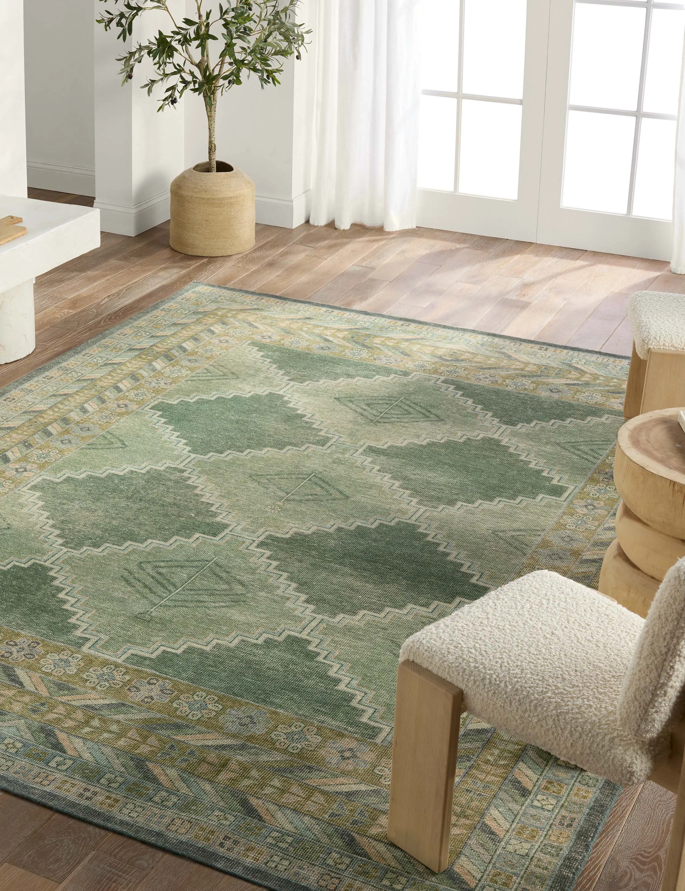 Tupelo Hand-Knotted Wool Rug