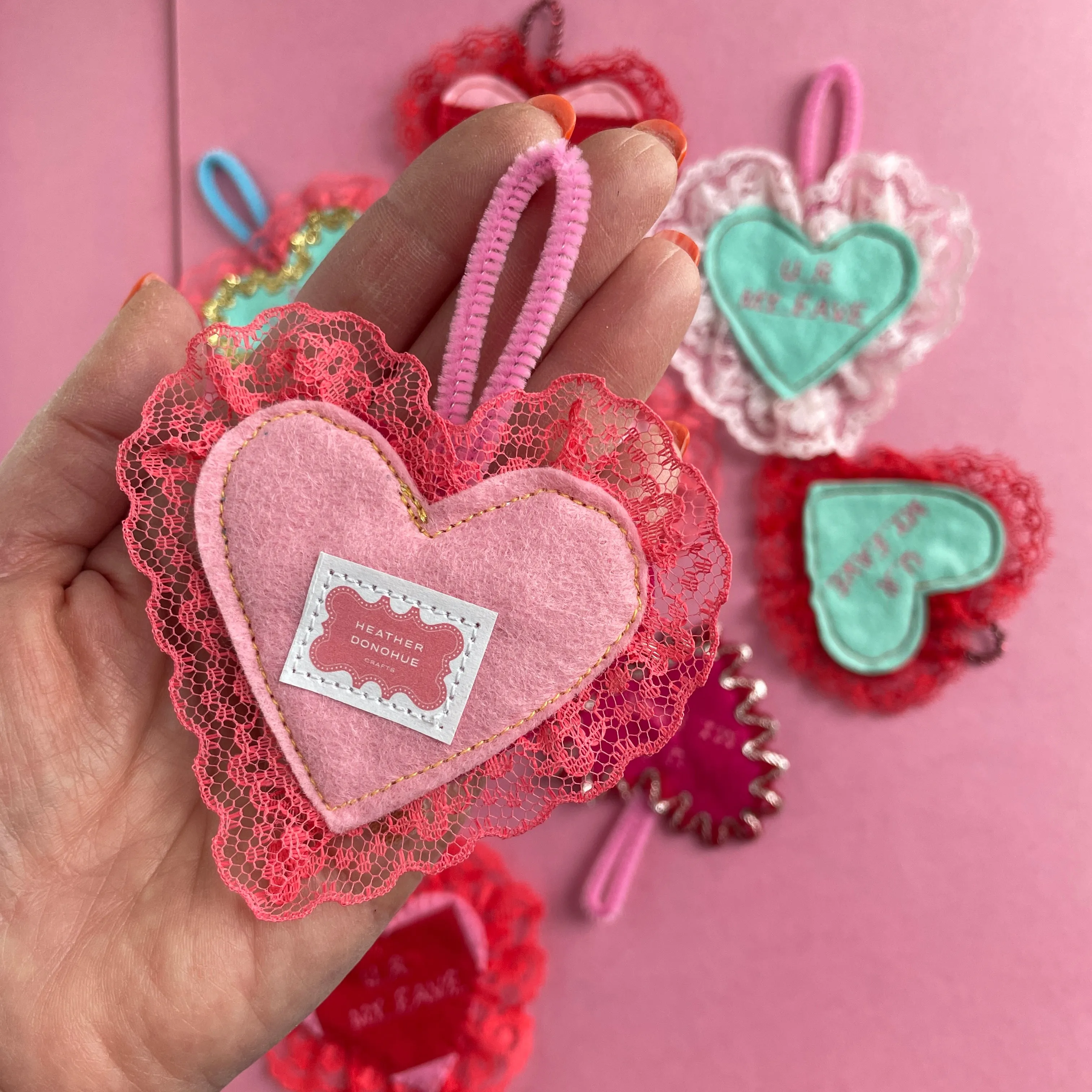 U R MY FAVE Felt Valentine