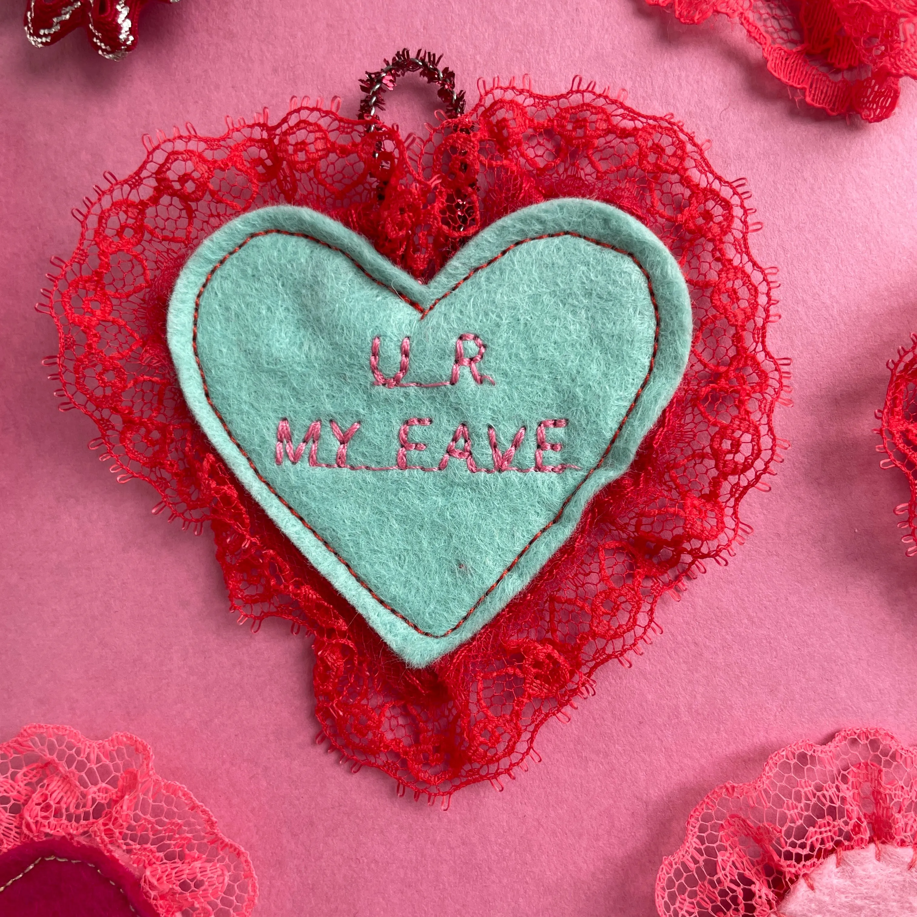 U R MY FAVE Felt Valentine