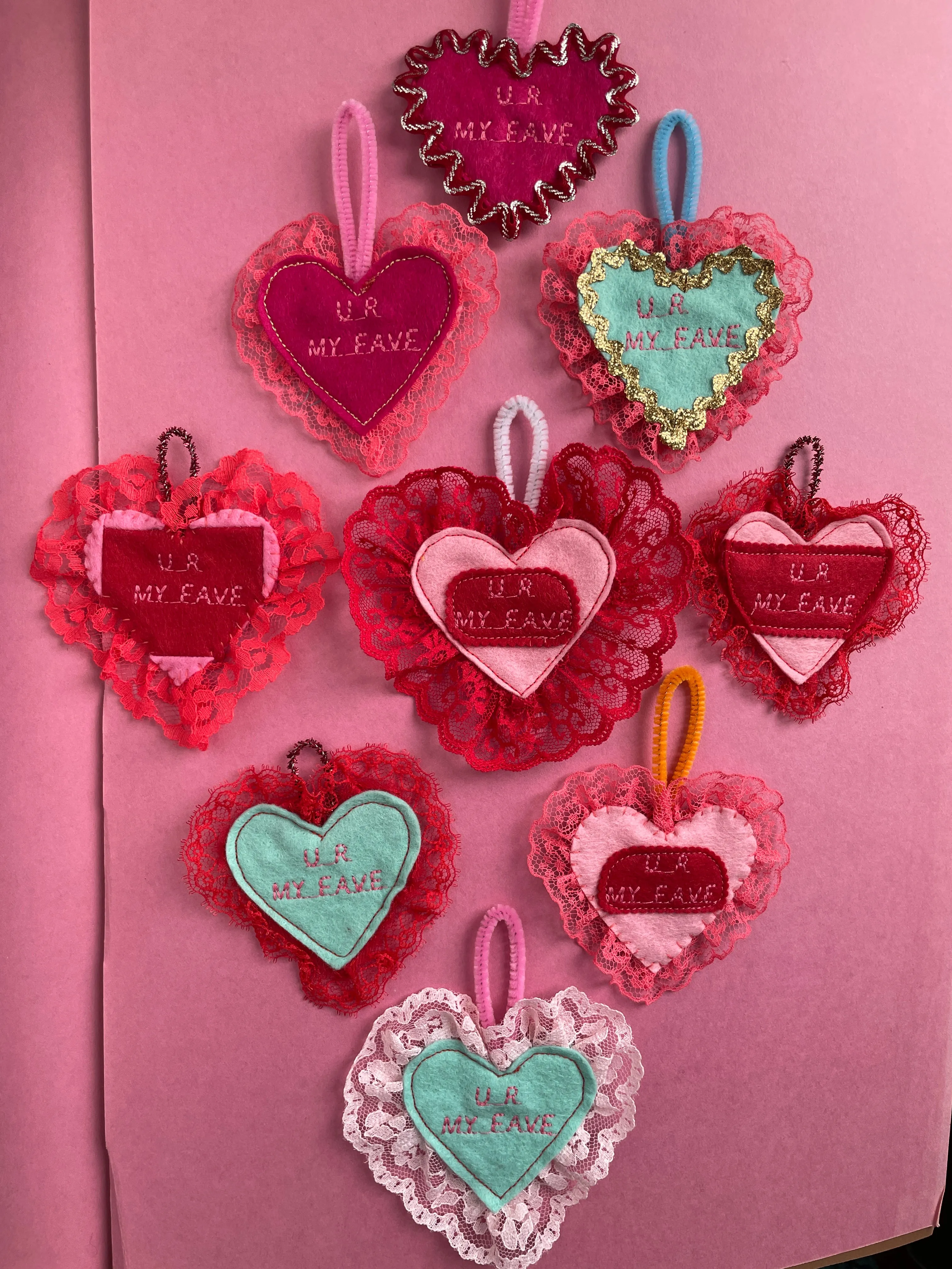 U R MY FAVE Felt Valentine