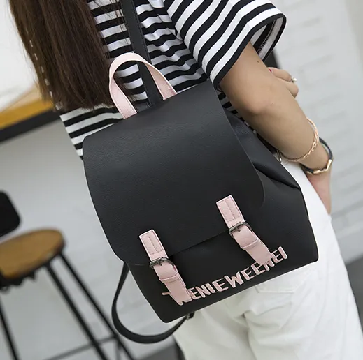 Unzzy Students Pu Backpack KF10097