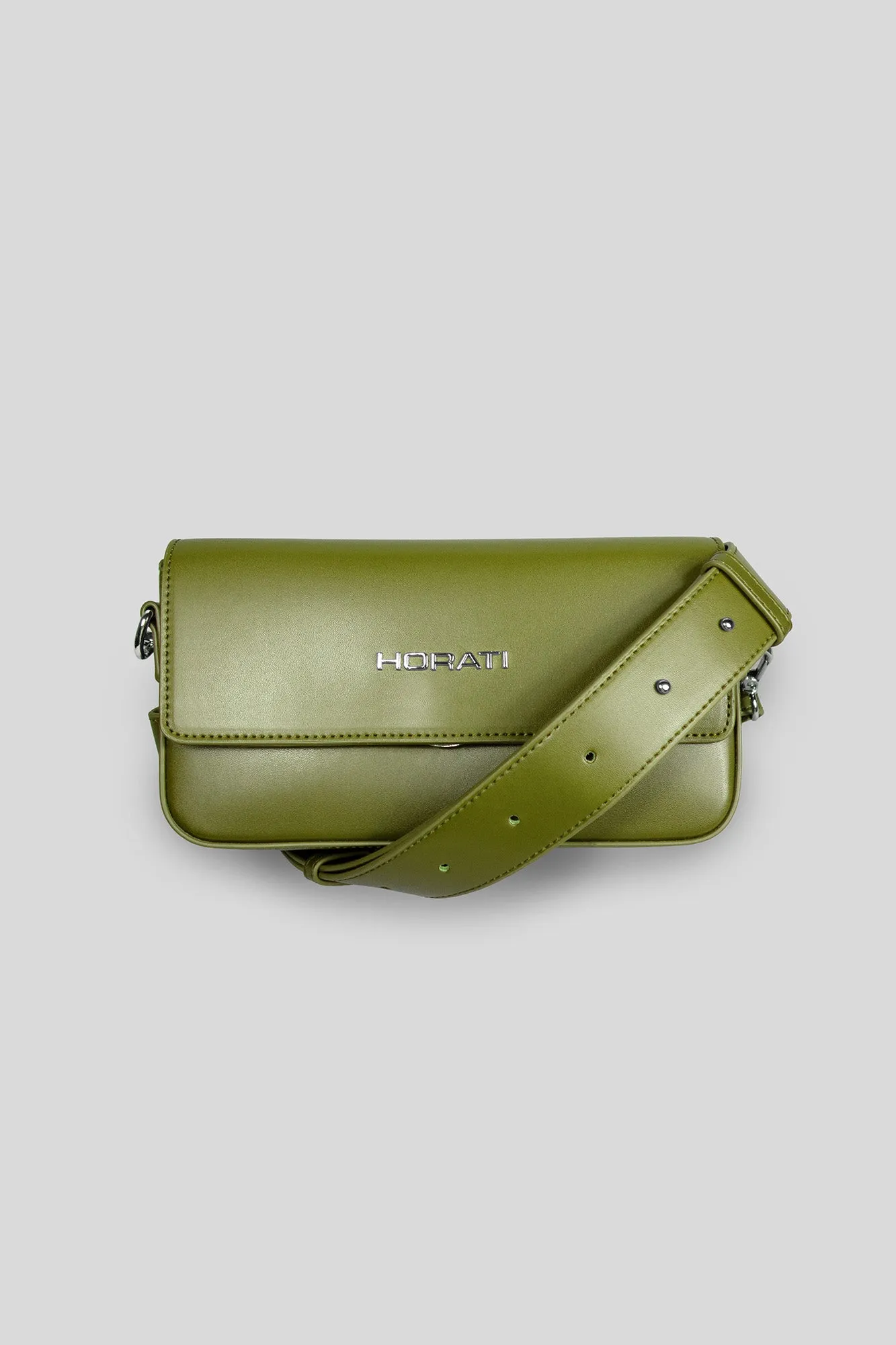 Vegan Leather Bag — Olive