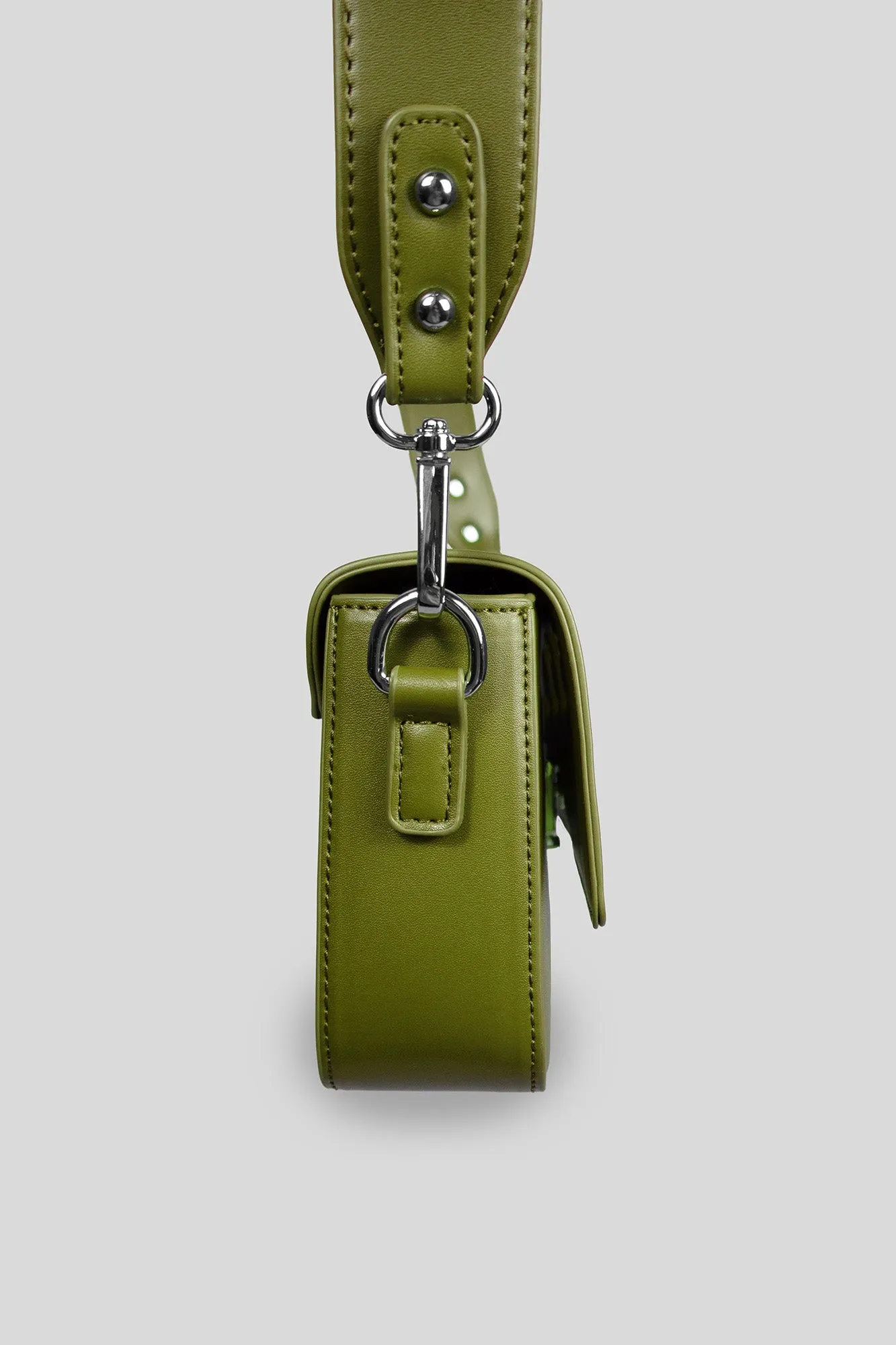 Vegan Leather Bag — Olive